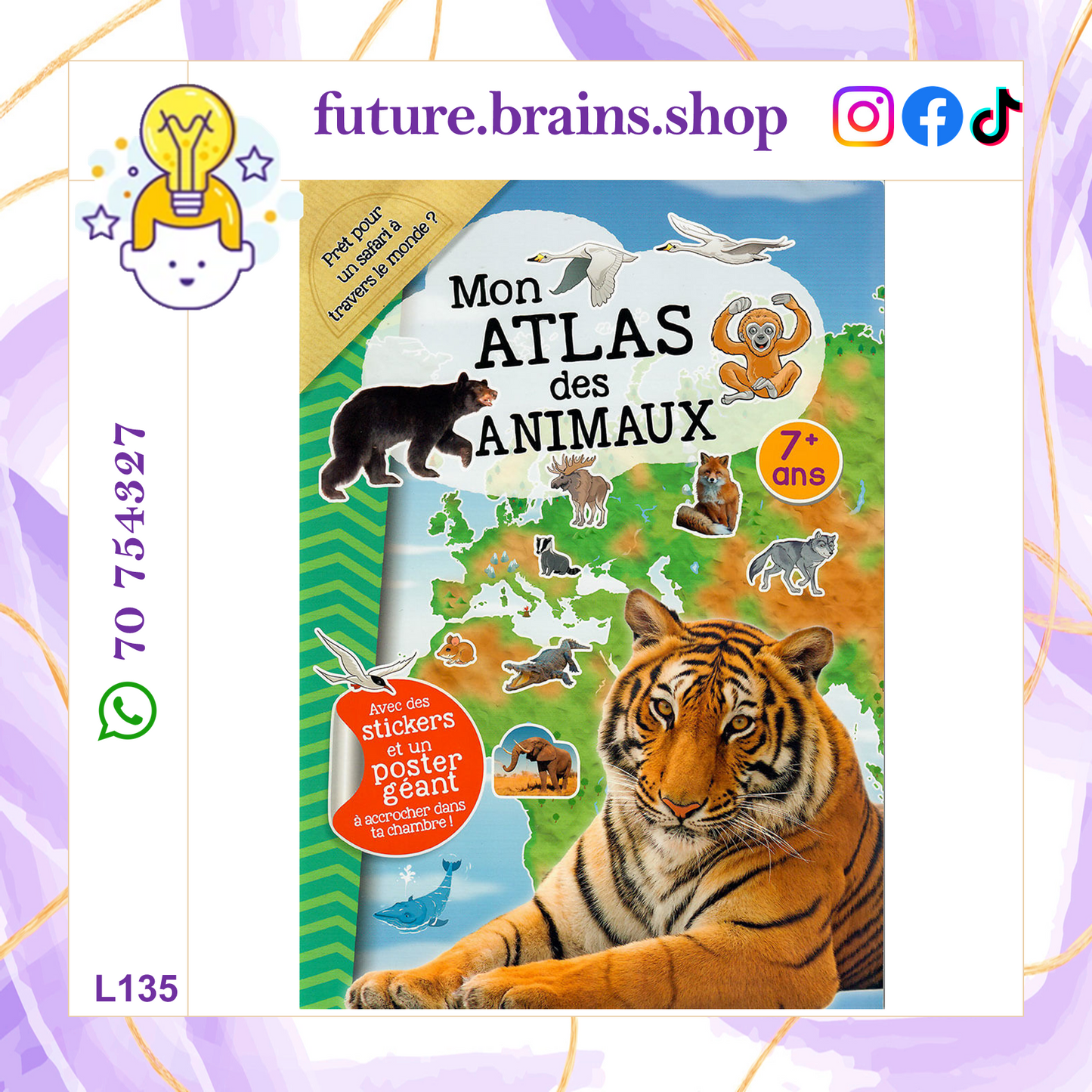 L135 - Mon atlas des animaux
