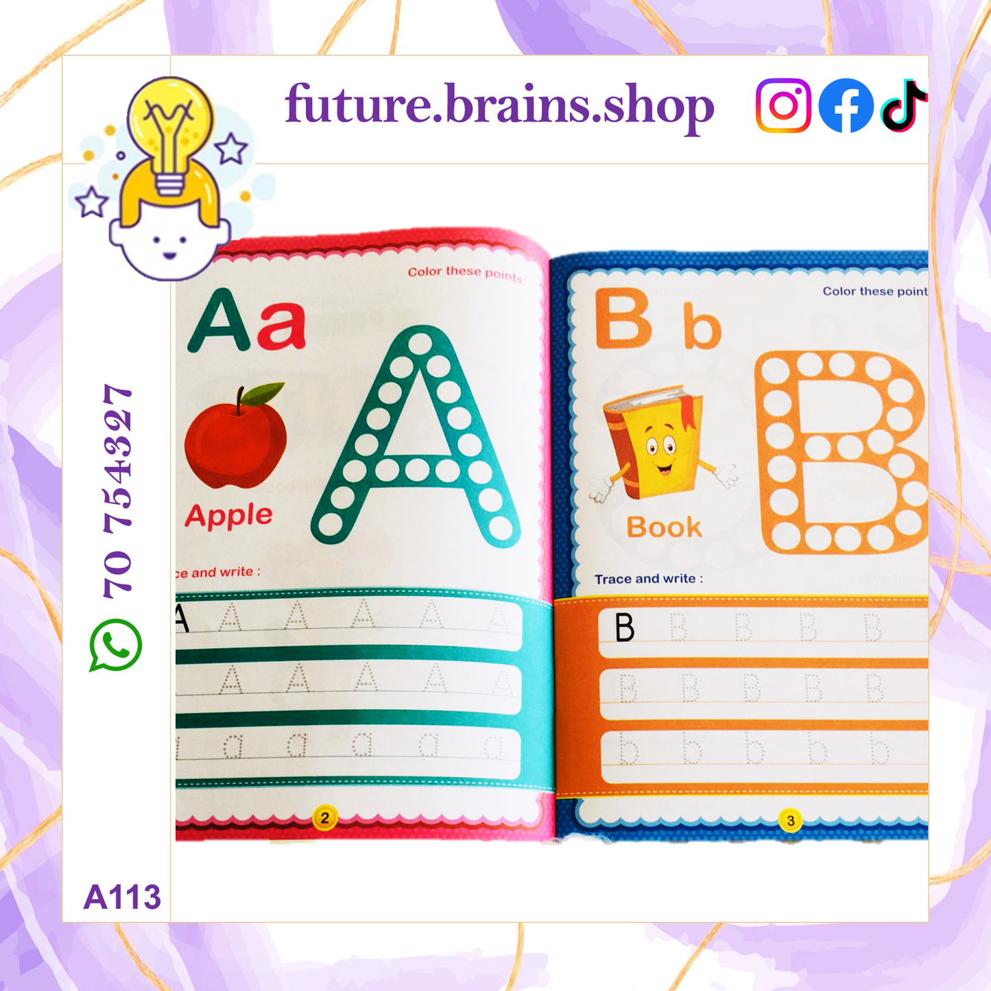 A113 - Lets learn alphabet with points