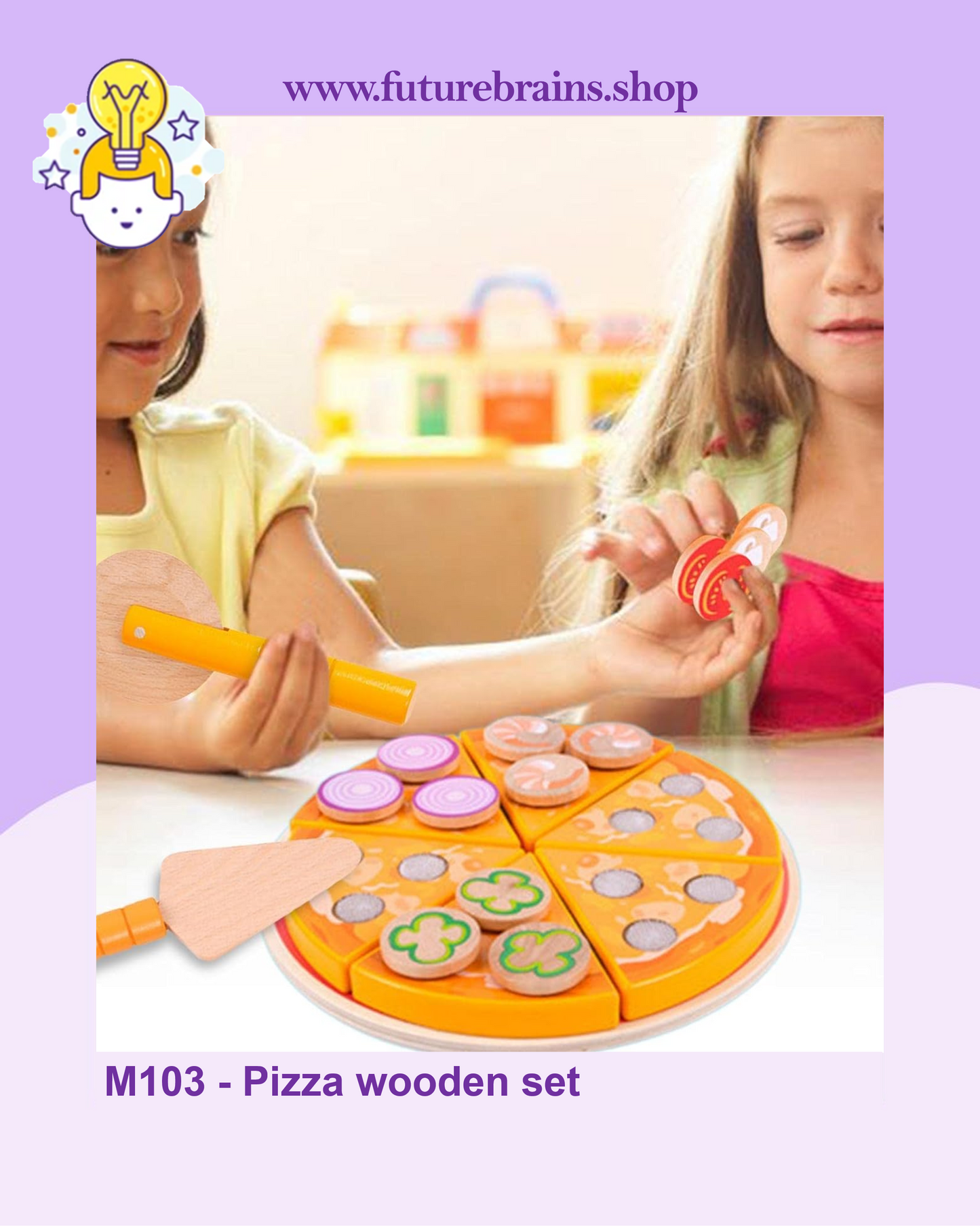 M103 - Pizza wooden set