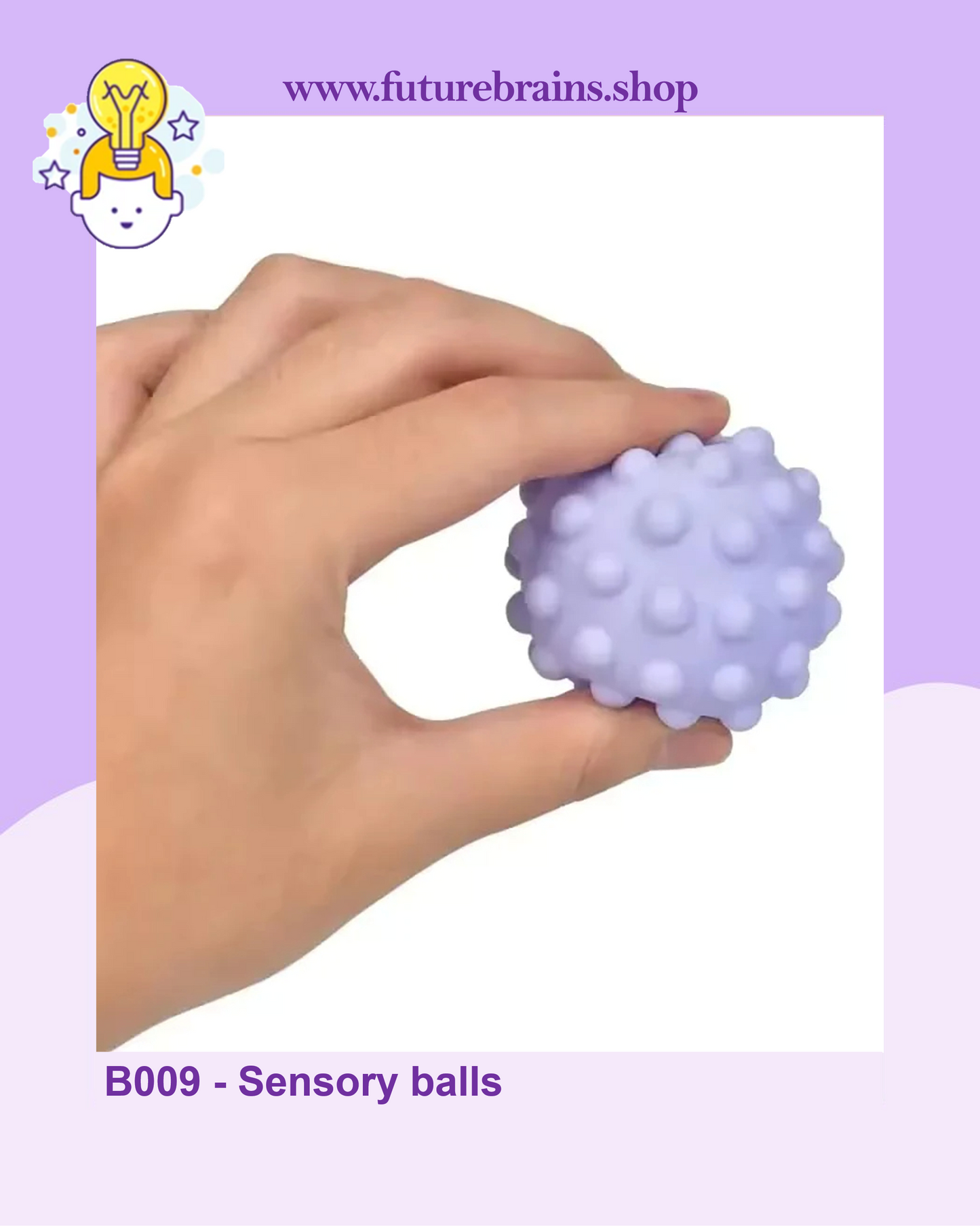 B009 - Sensory balls 6 pcs / set