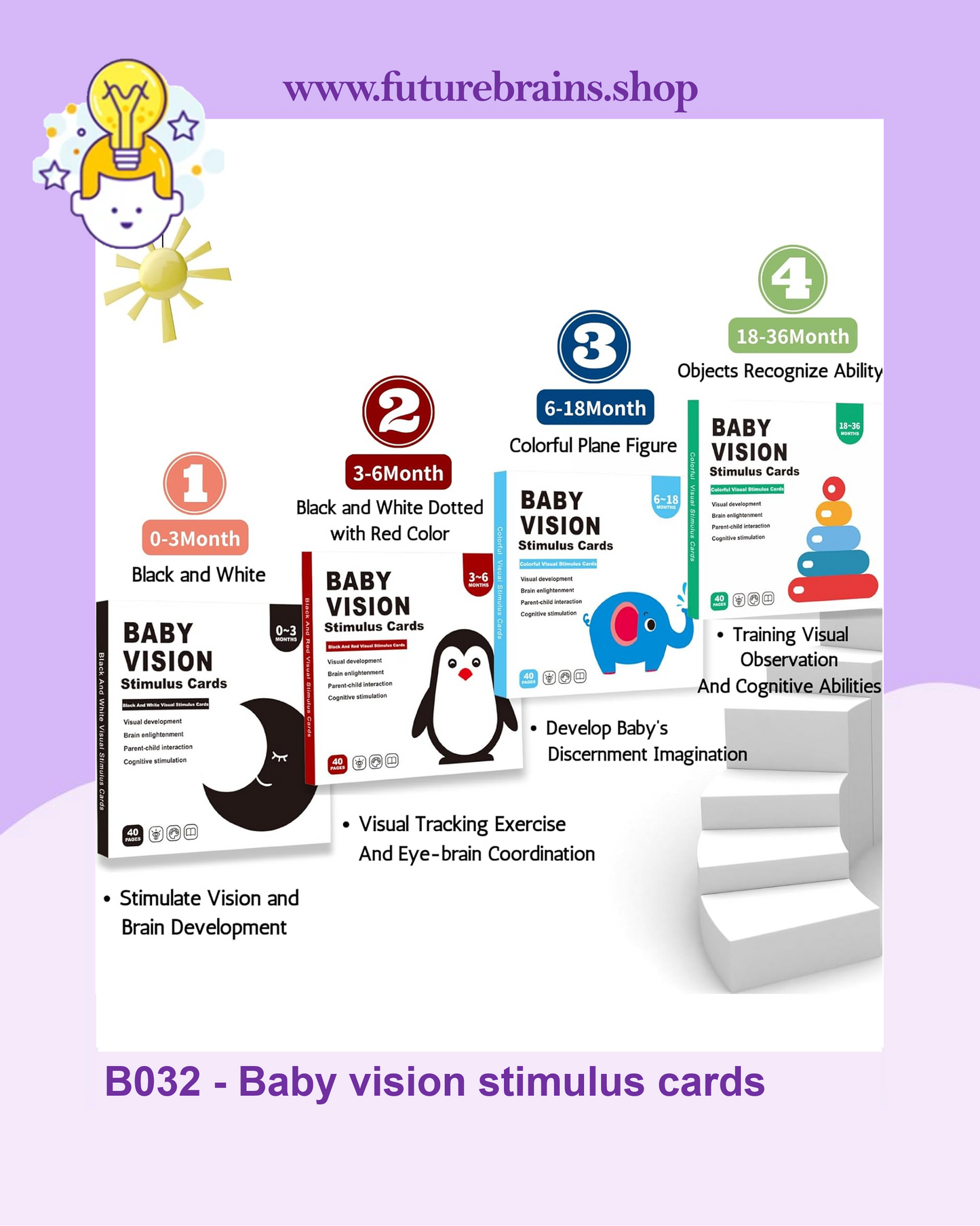 B032 - Baby vision stimulus cards