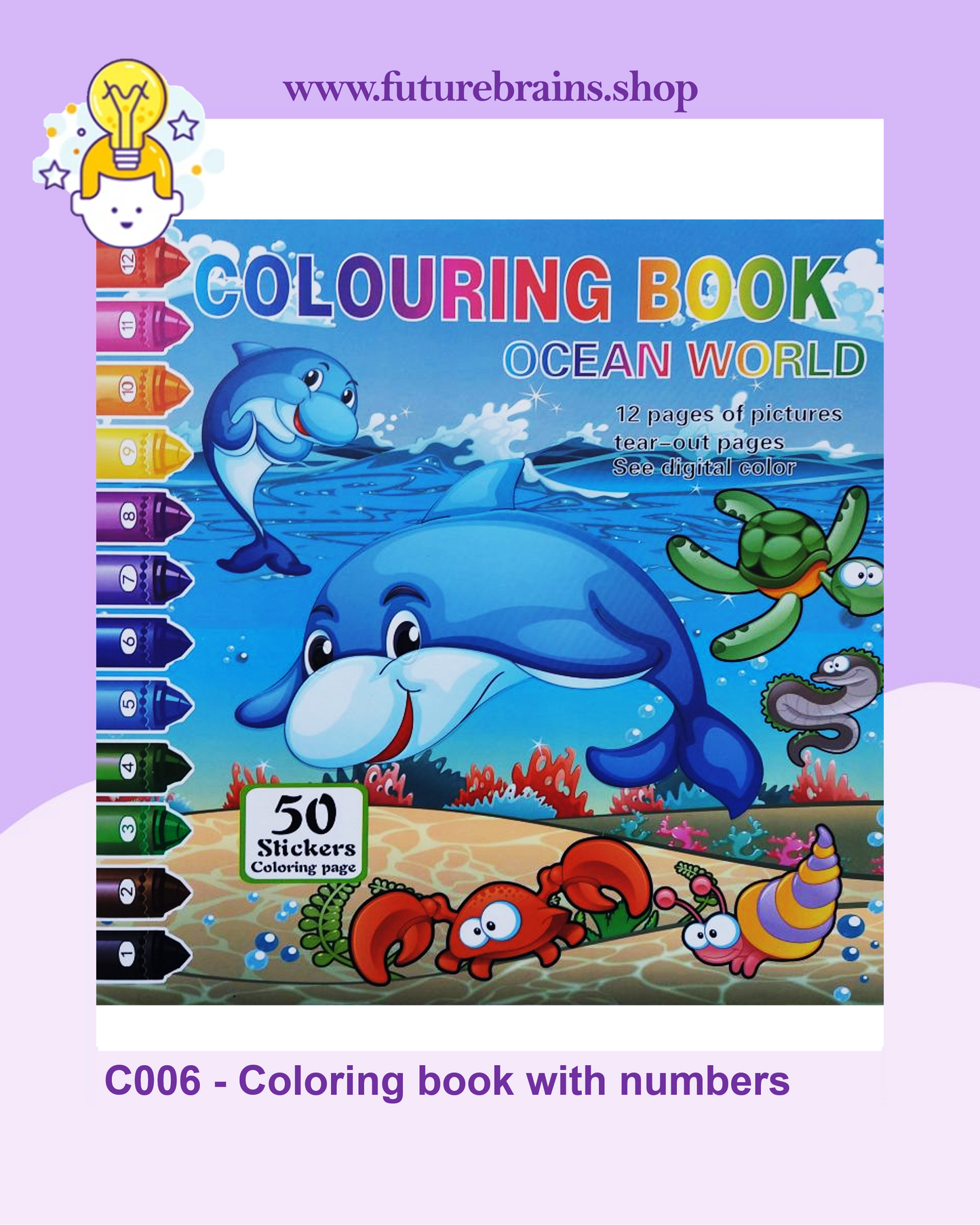 C006 - Coloring book with numbers