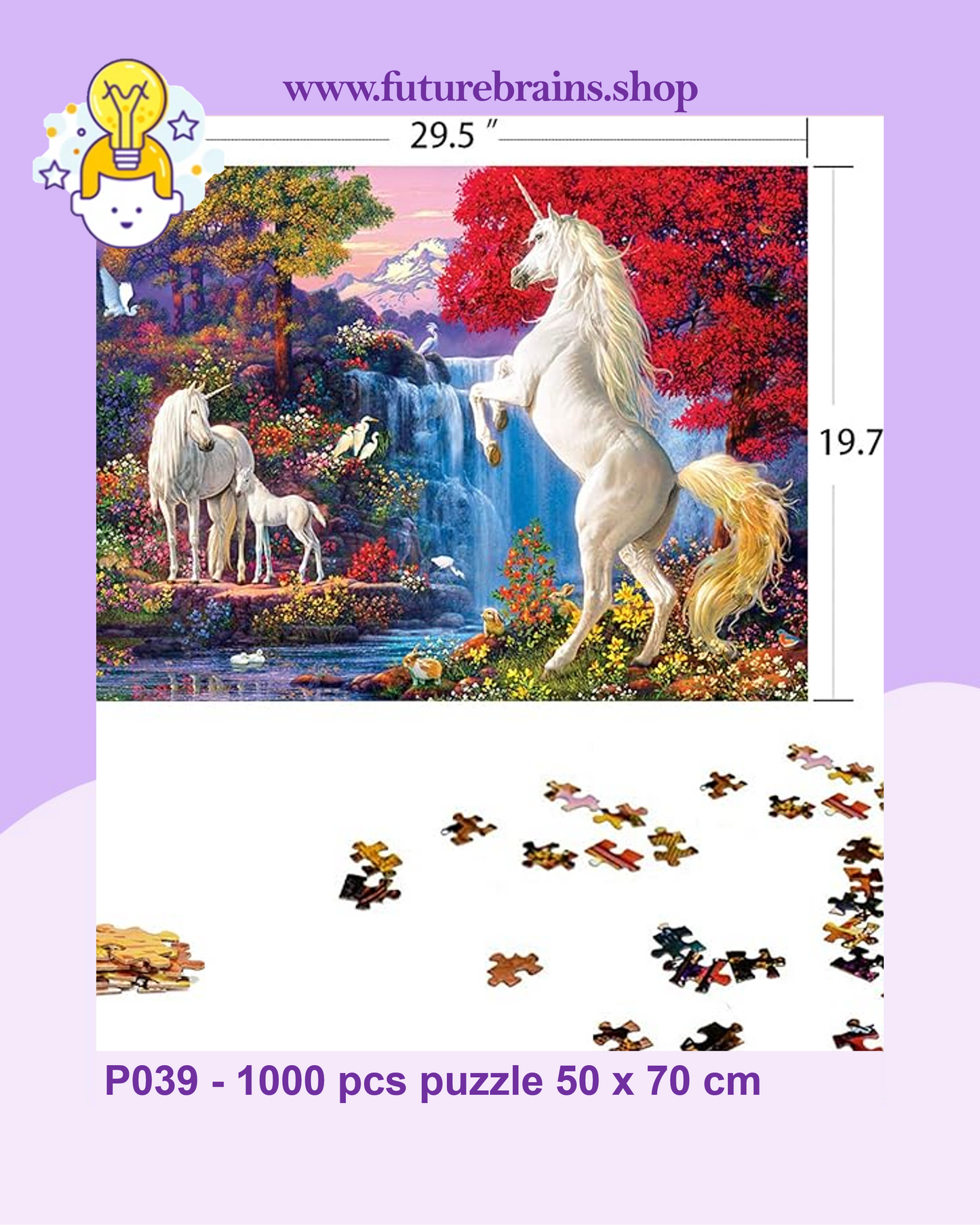 P039 - 1000 pcs puzzle 50 x 70 cm