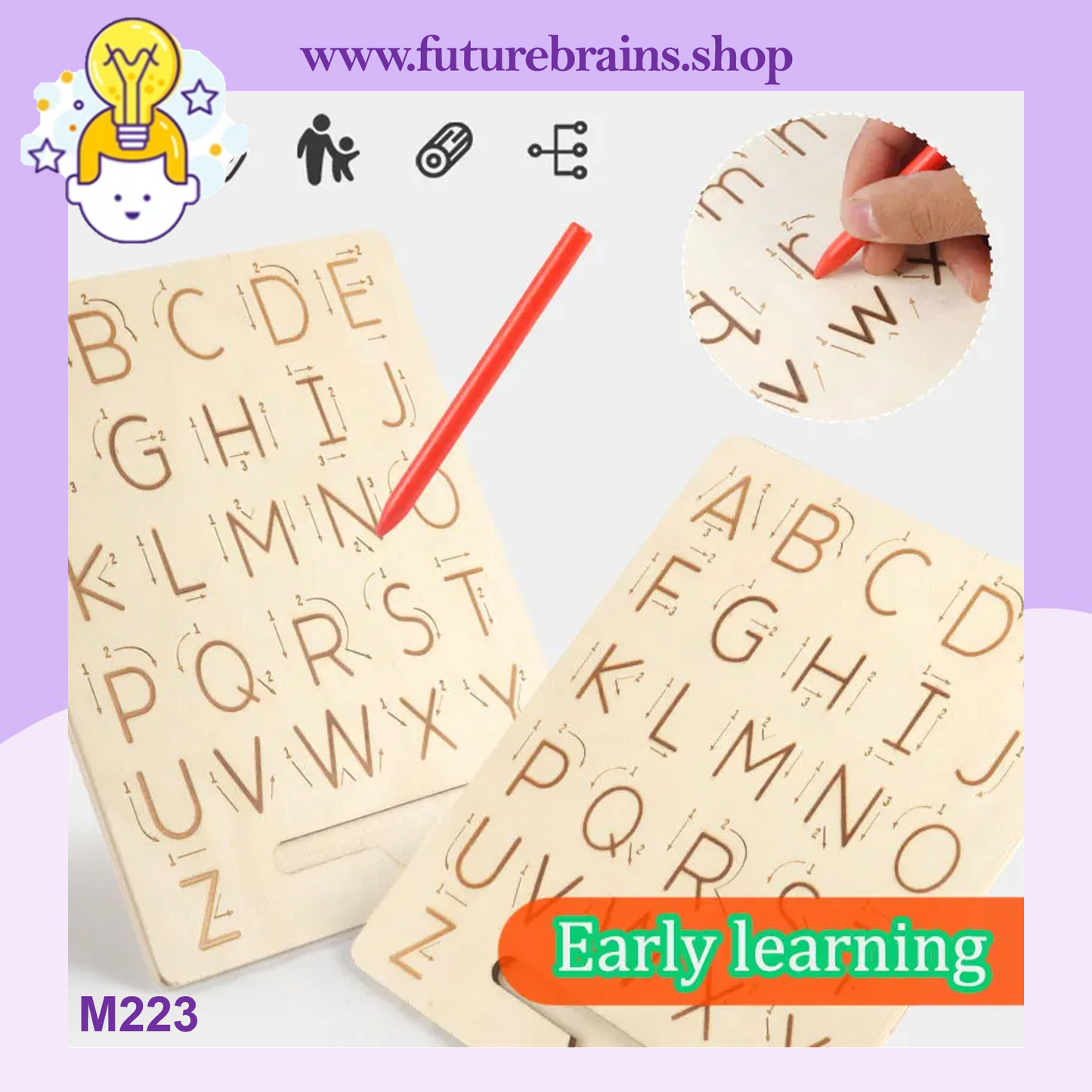 M223 - Letter pencil carrier