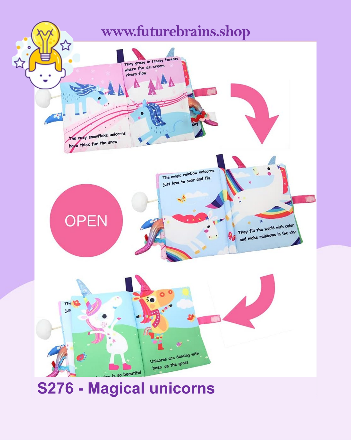 S276 - Magical unicorns (soft book story)