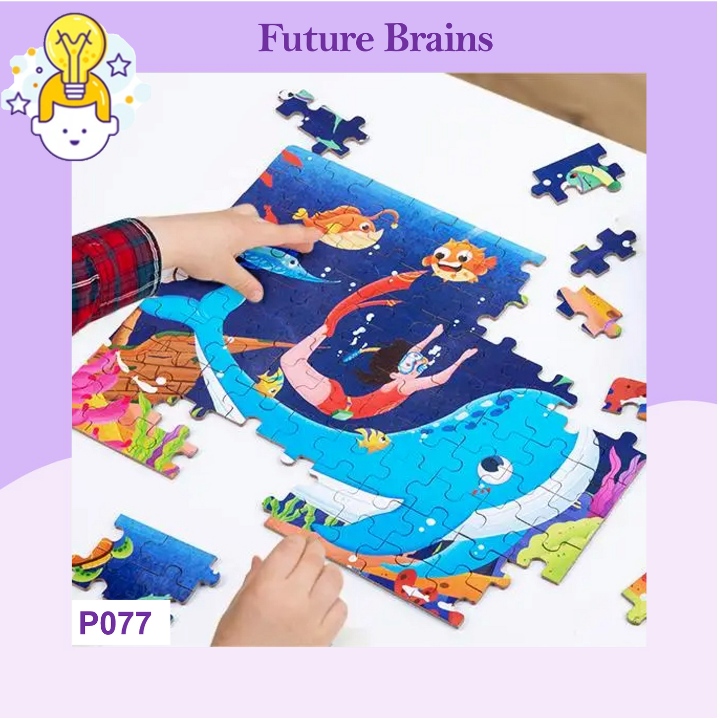 P077 - 100 pcs paper tube puzzle