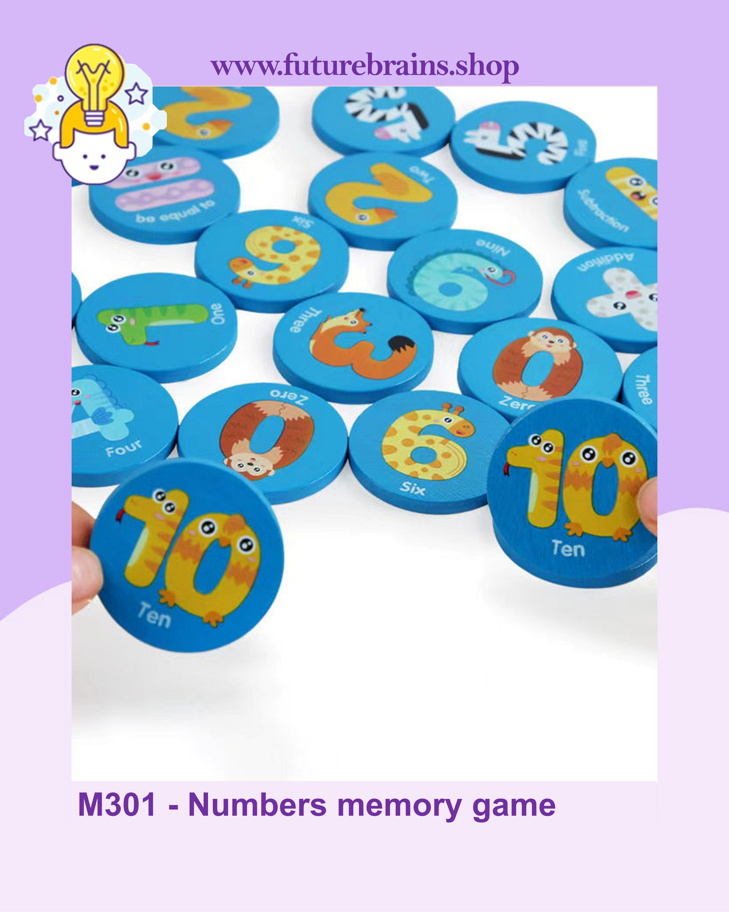 M301 - Numbers memory game
