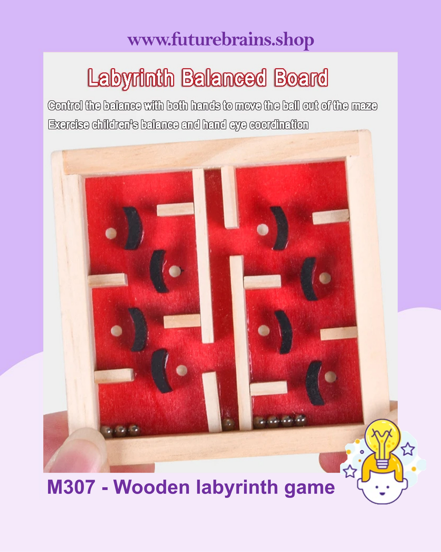 M307 - Wooden labyrinth game