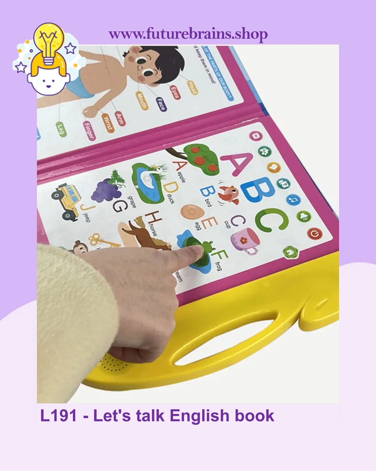 L191 - Let's talk English book (sound book)