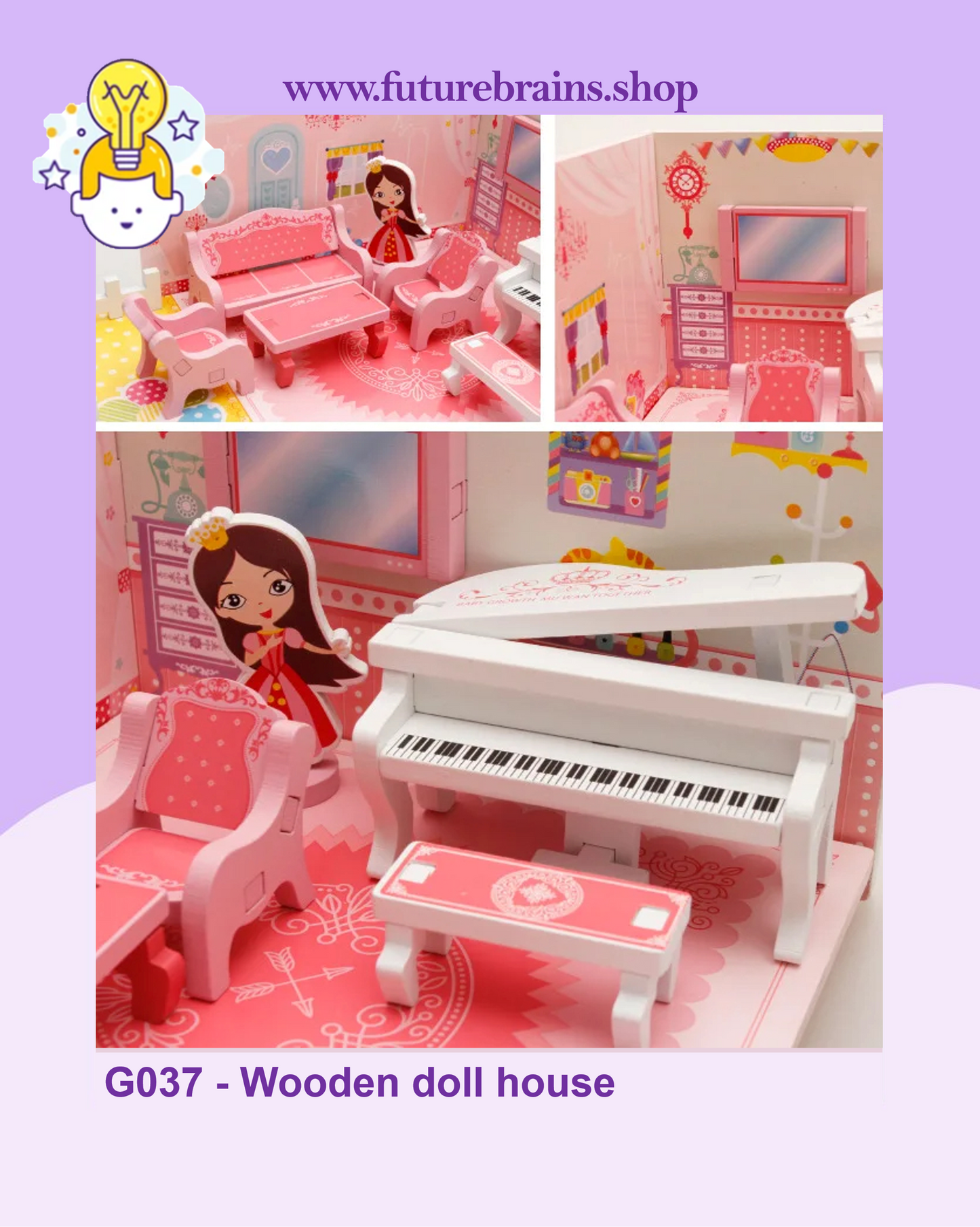 G037 - Wooden doll house
