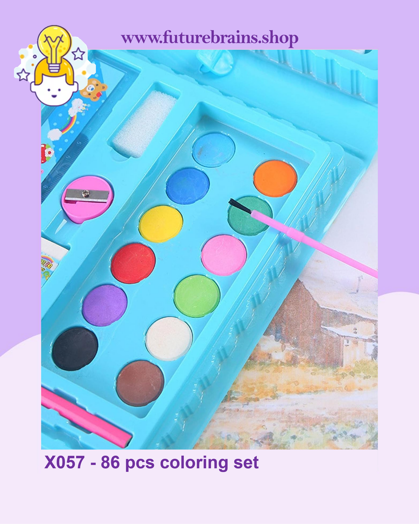 X057 - 86 pcs coloring set