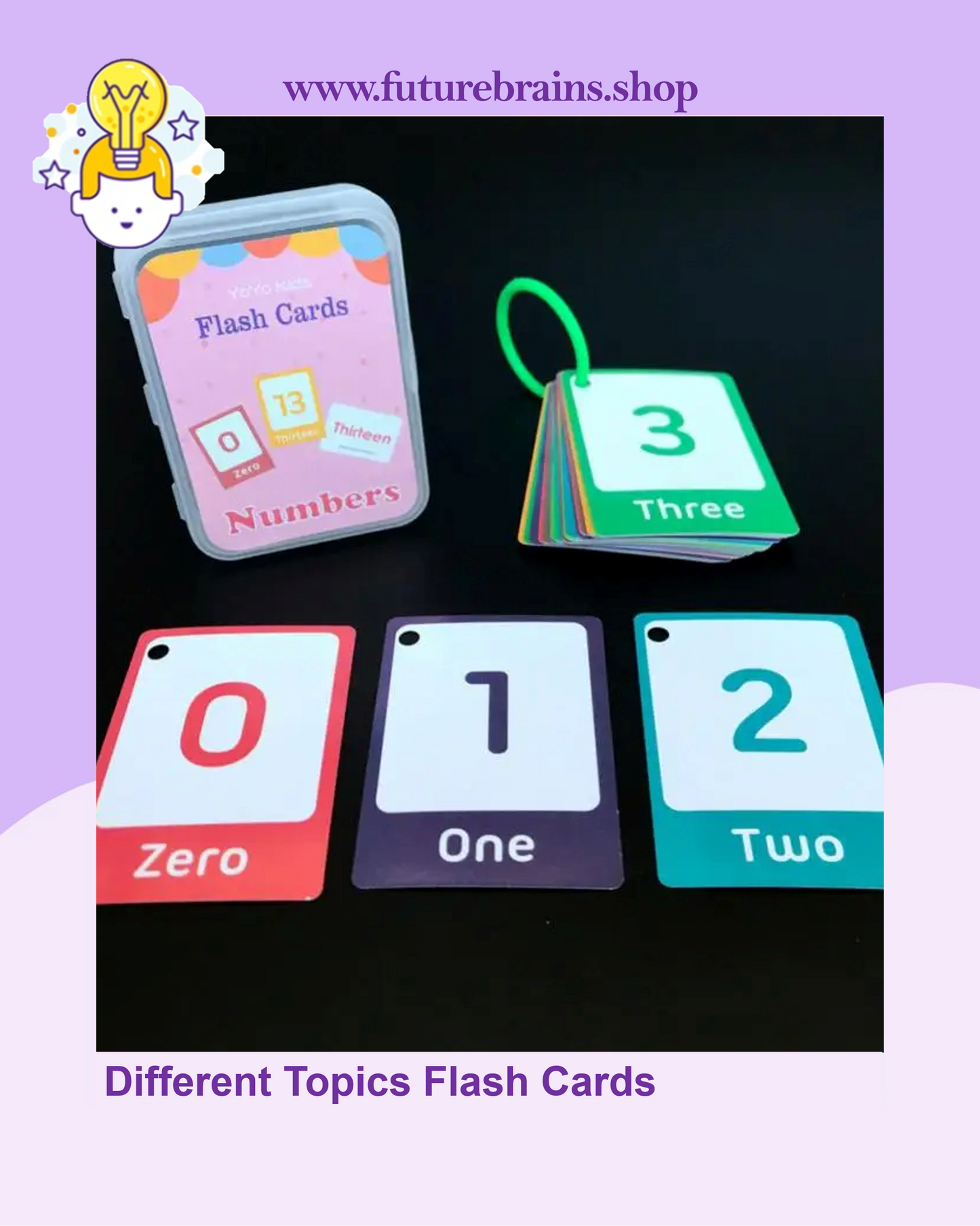 Different Topics Flash Cards (Buy 7 boxes Get 1 FREE)