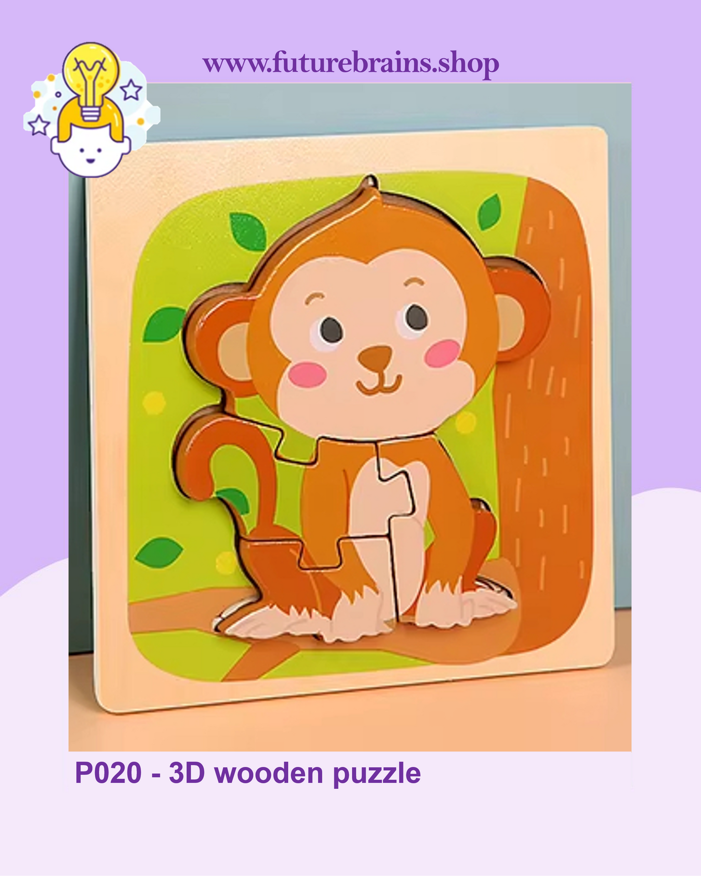 P020 - 3D wooden puzzle