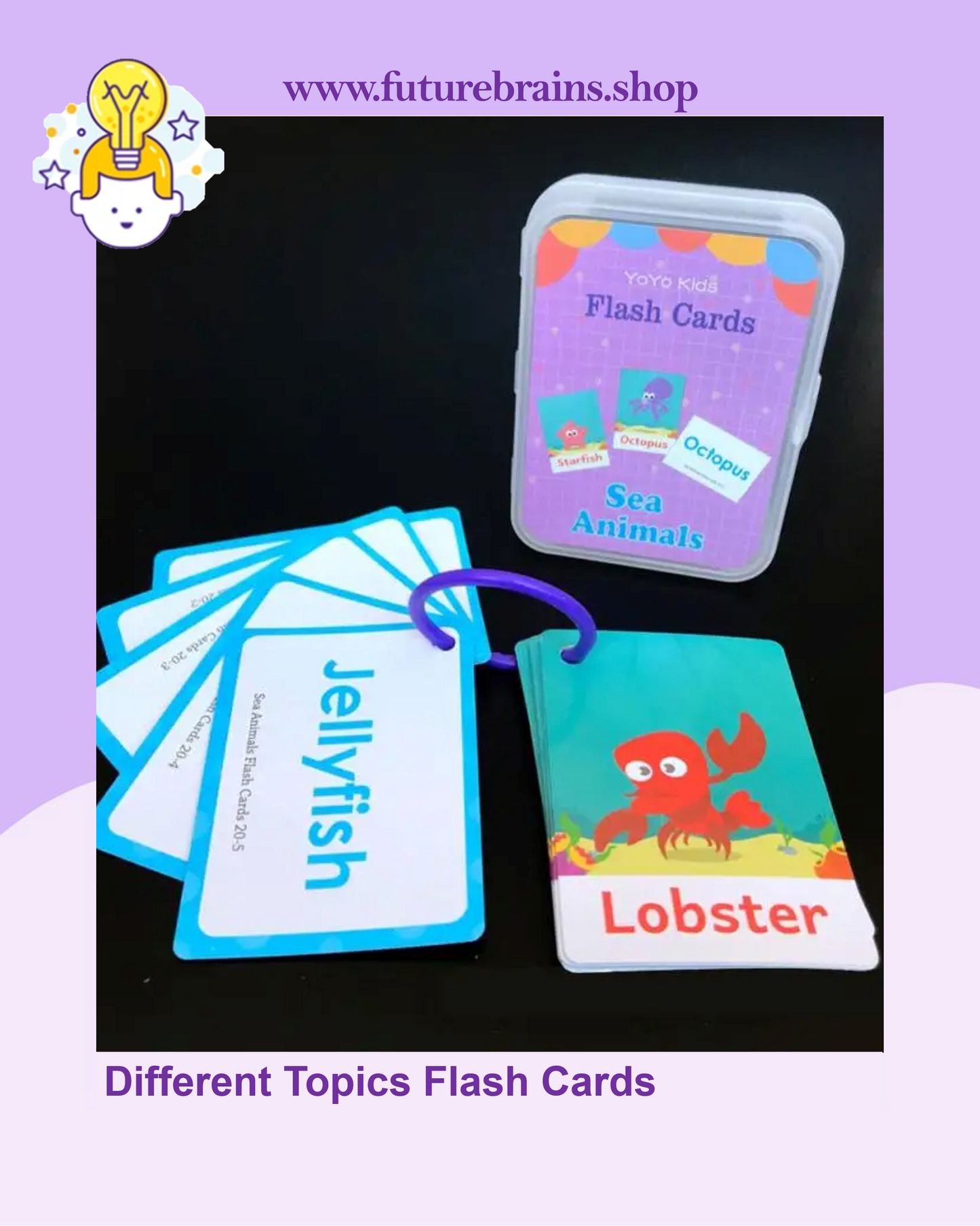 Different Topics Flash Cards (Buy 7 boxes Get 1 FREE)