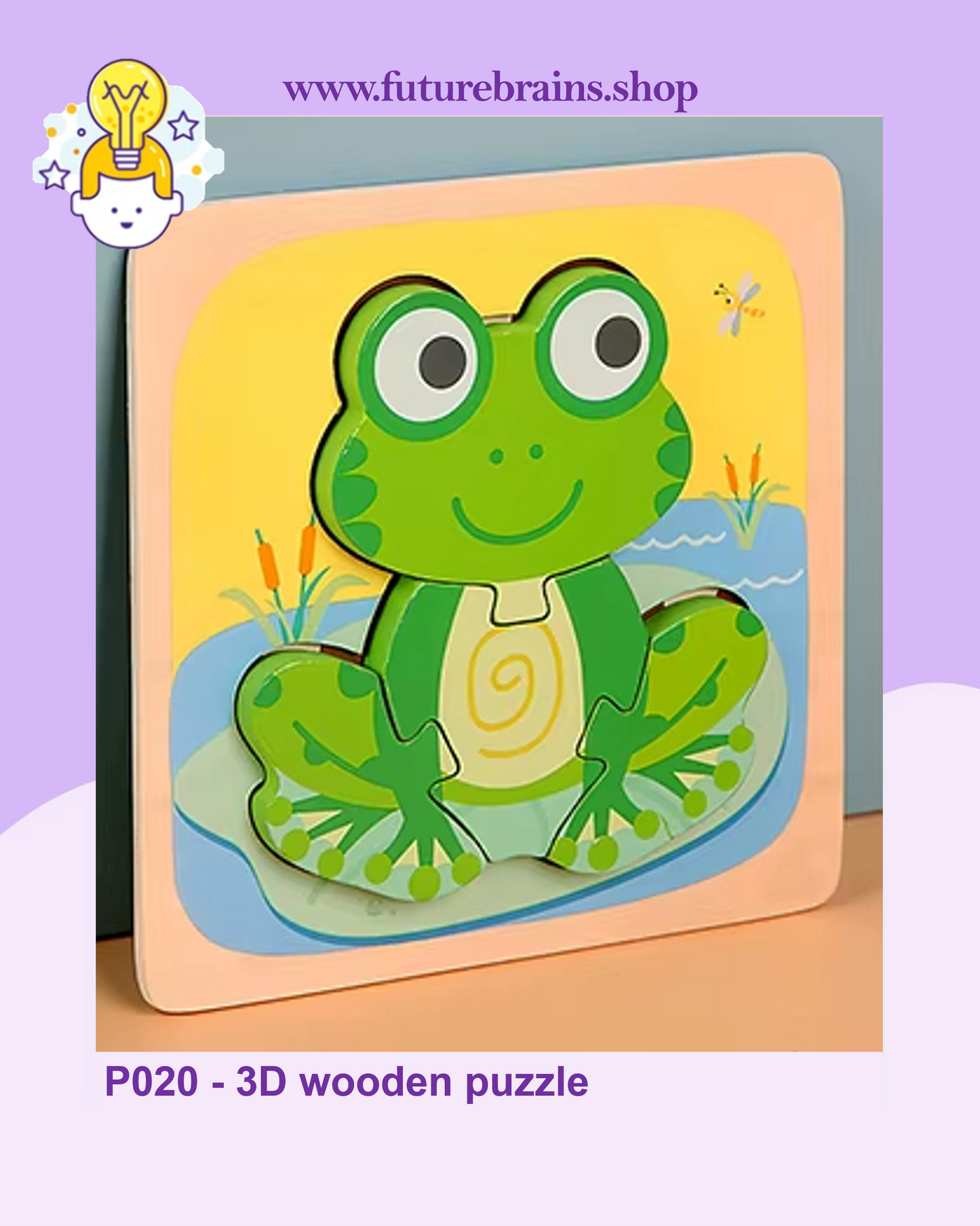 P020 - 3D wooden puzzle