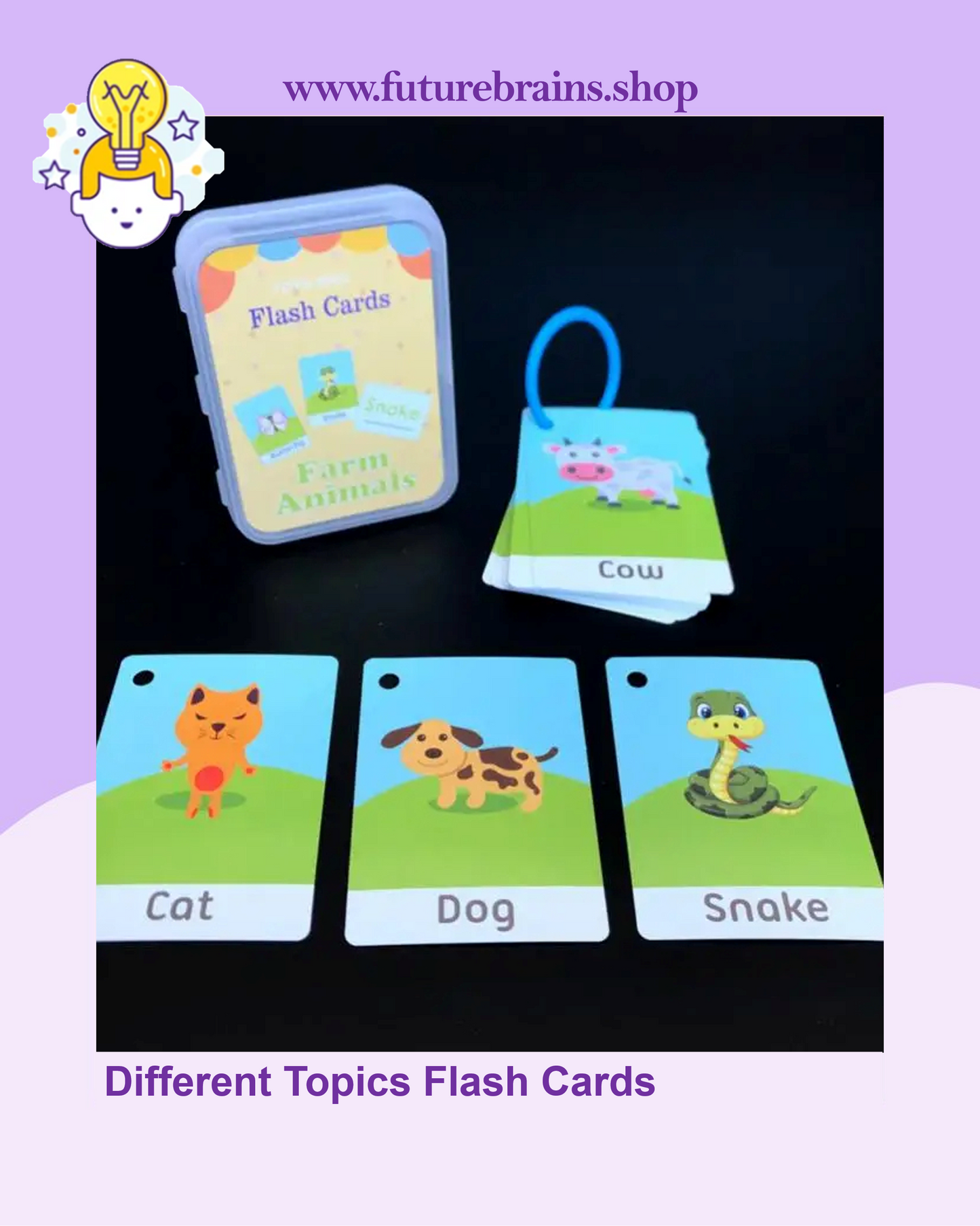 Different Topics Flash Cards (Buy 7 boxes Get 1 FREE)