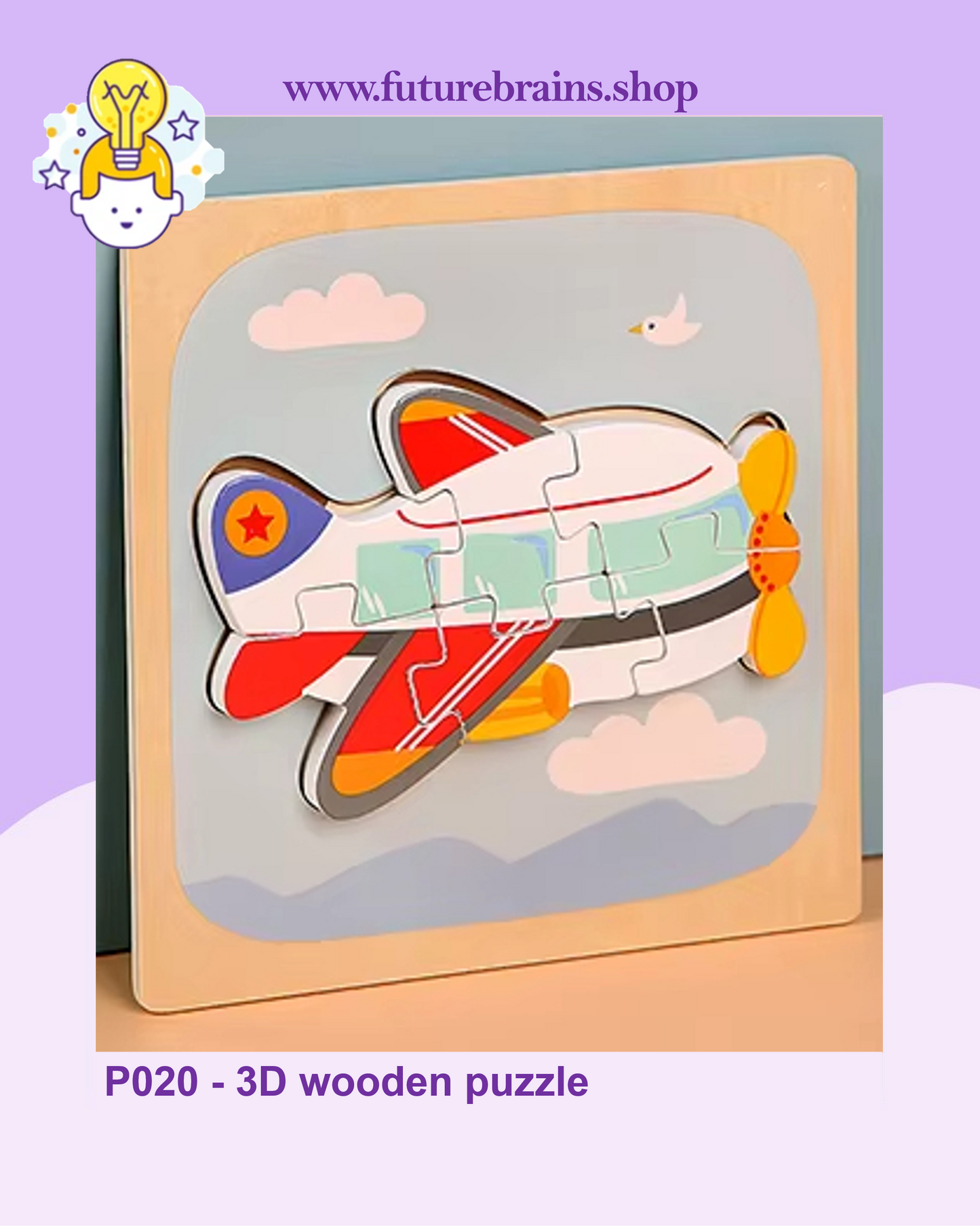 P020 - 3D wooden puzzle