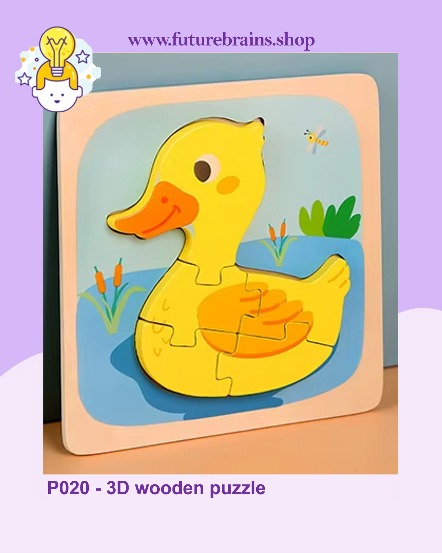 P020 - 3D wooden puzzle