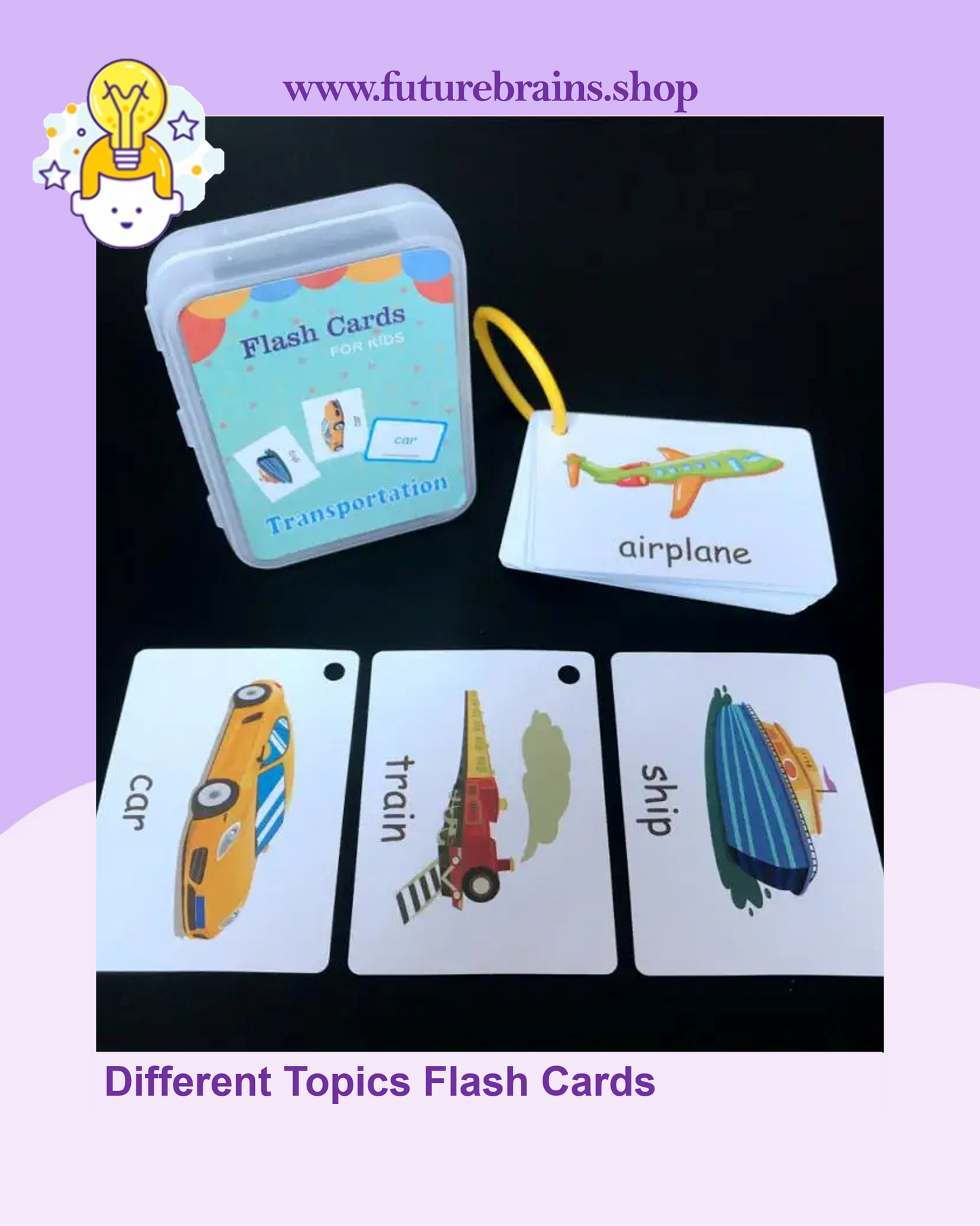 Different Topics Flash Cards (Buy 7 boxes Get 1 FREE)