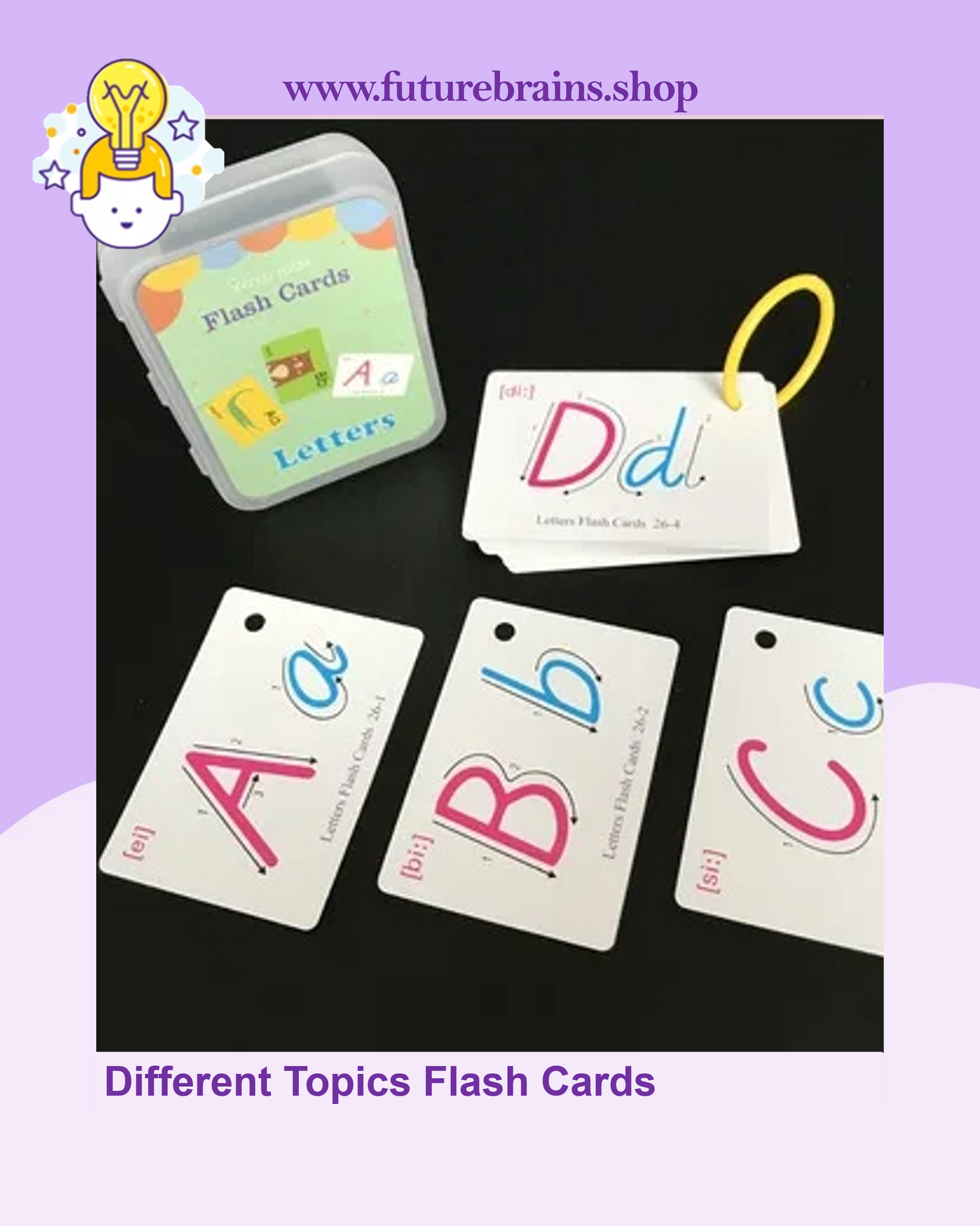 Different Topics Flash Cards (Buy 7 boxes Get 1 FREE)