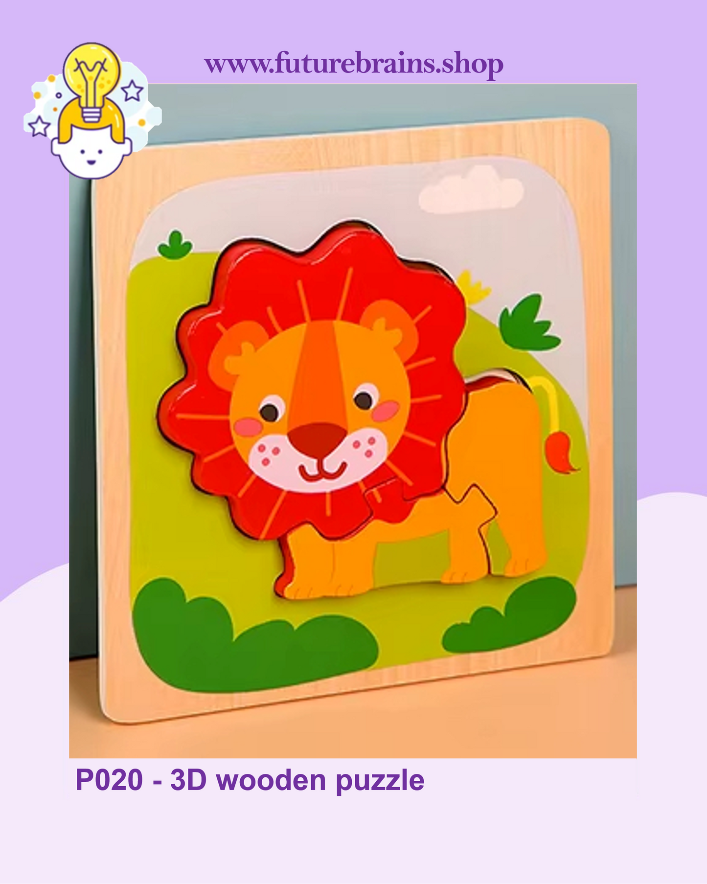 P020 - 3D wooden puzzle