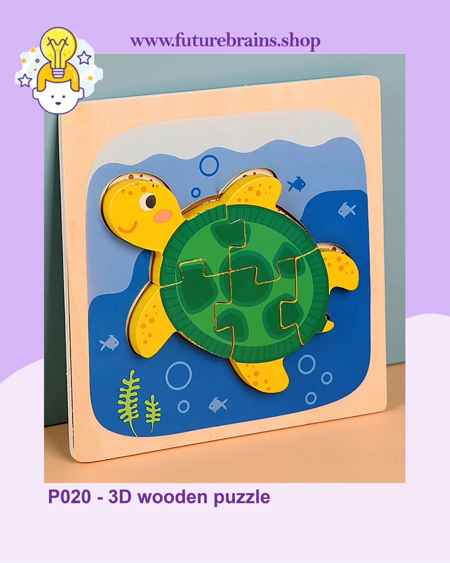 P020 - 3D wooden puzzle