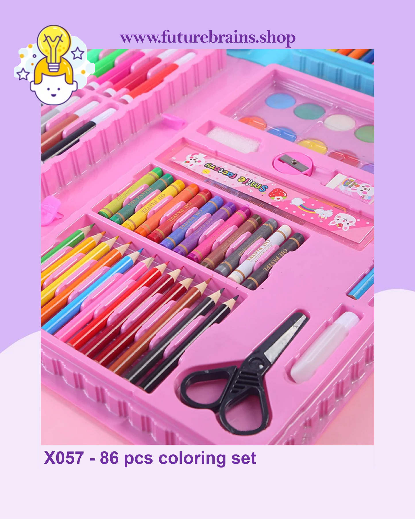 X057 - 86 pcs coloring set