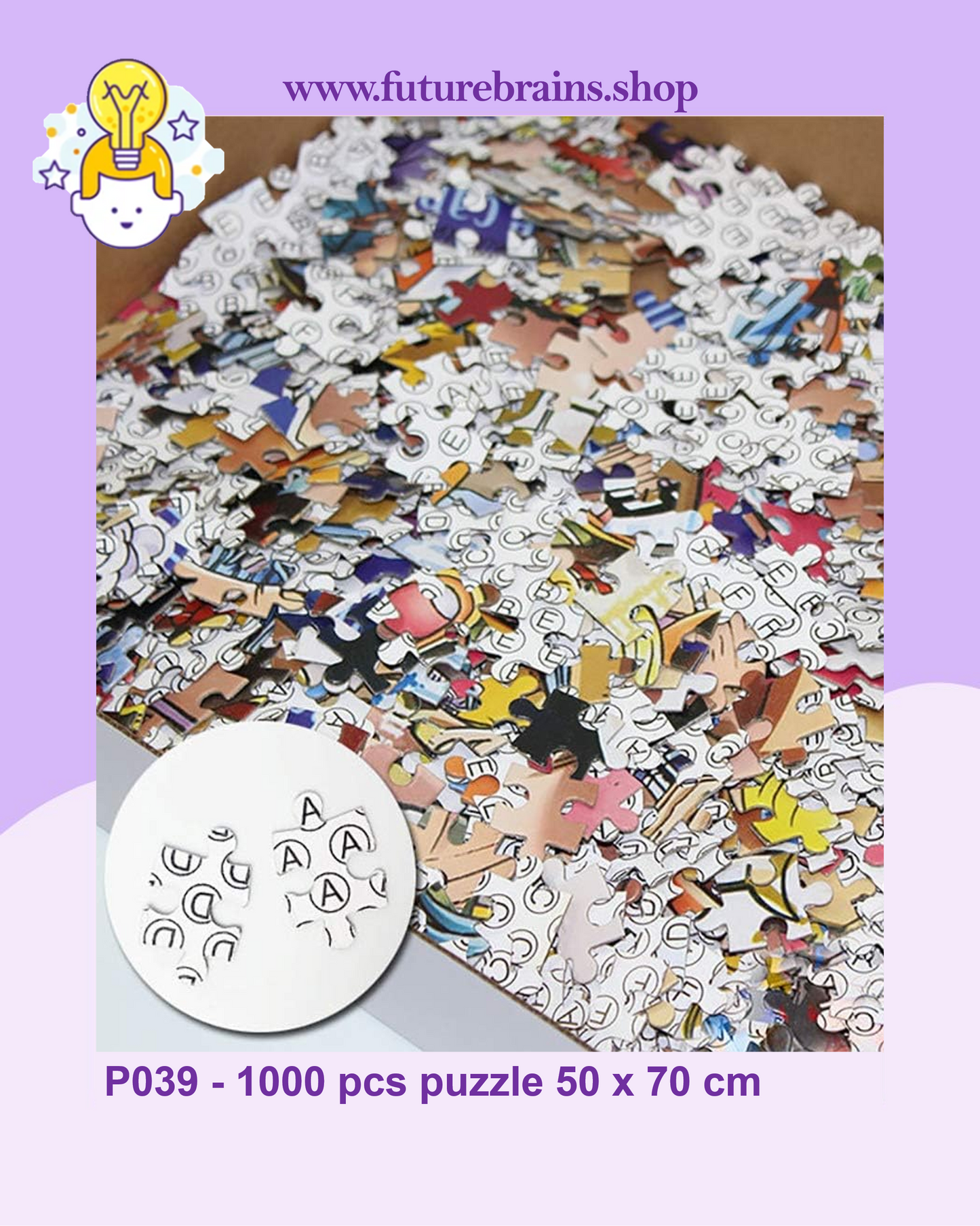 P039 - 1000 pcs puzzle 50 x 70 cm