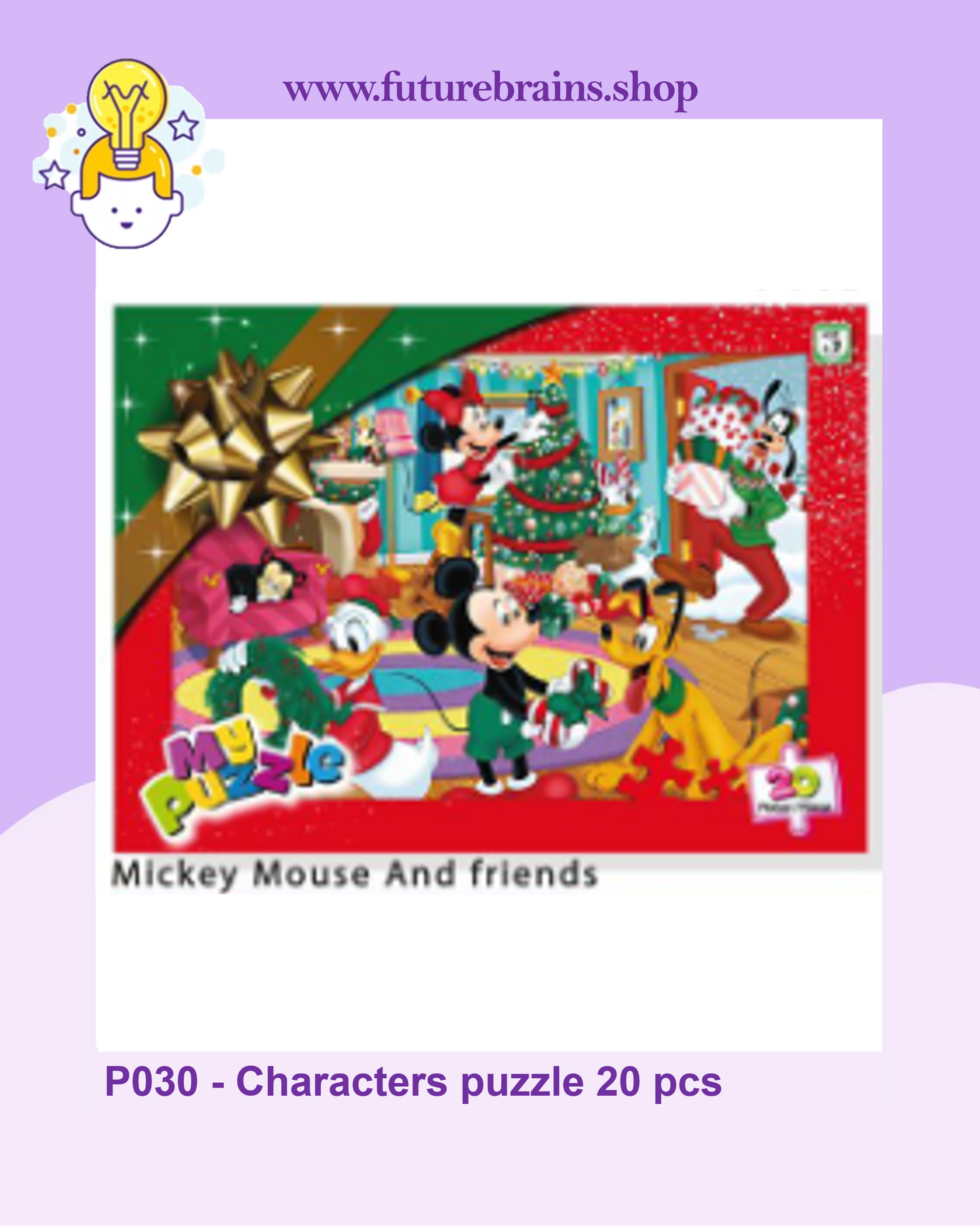 P030 - Characters puzzle 20 pcs