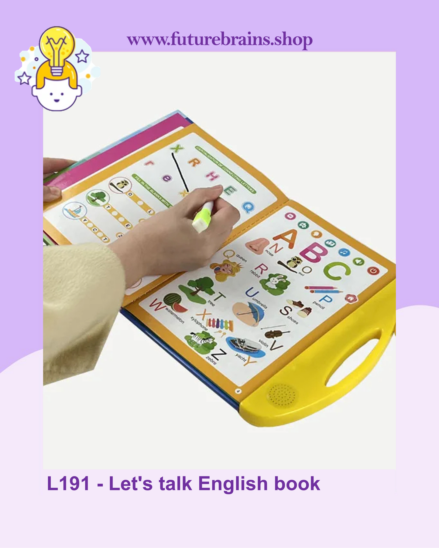 L191 - Let's talk English book (sound book)