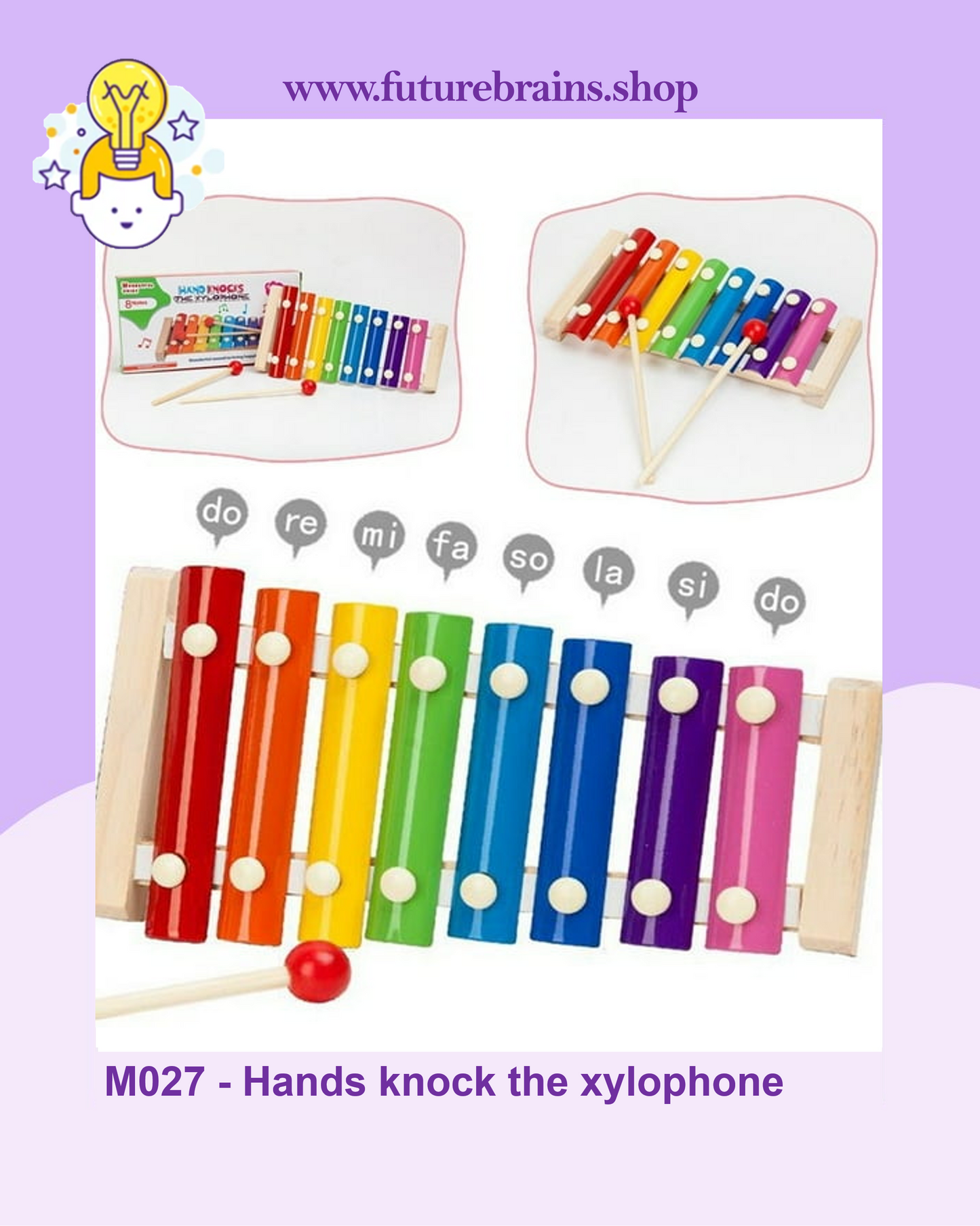 M027 - Hands knock the xylophone