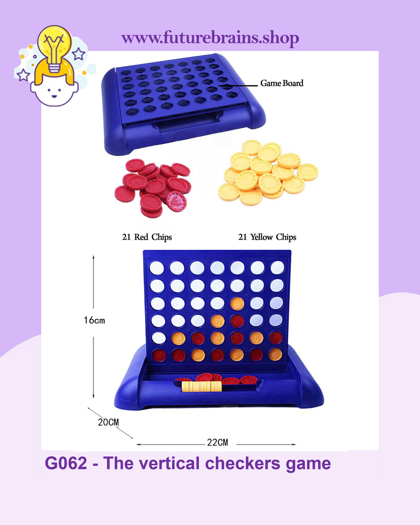 G062 - The vertical checkers game