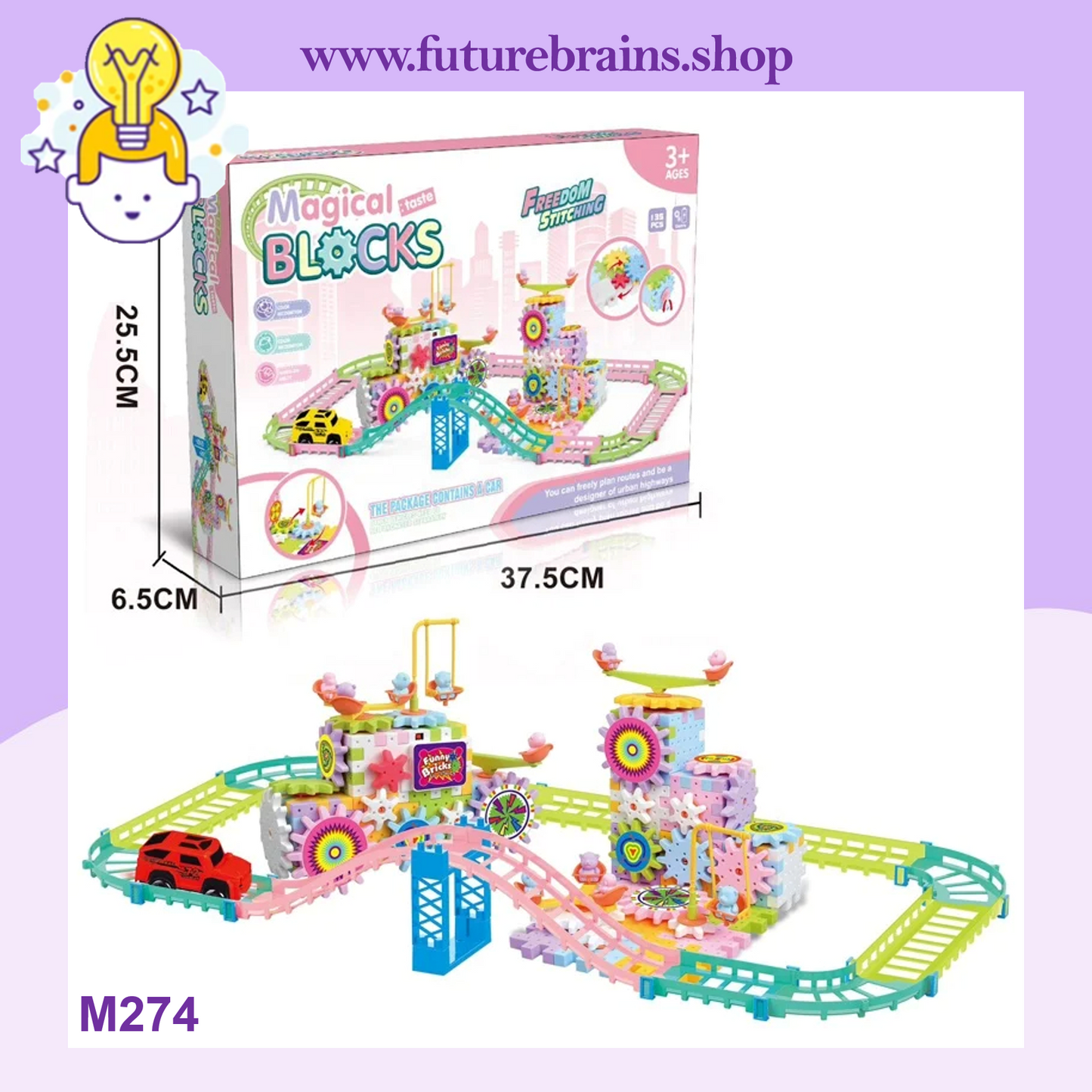 M274 - Magical blocks 135 pcs