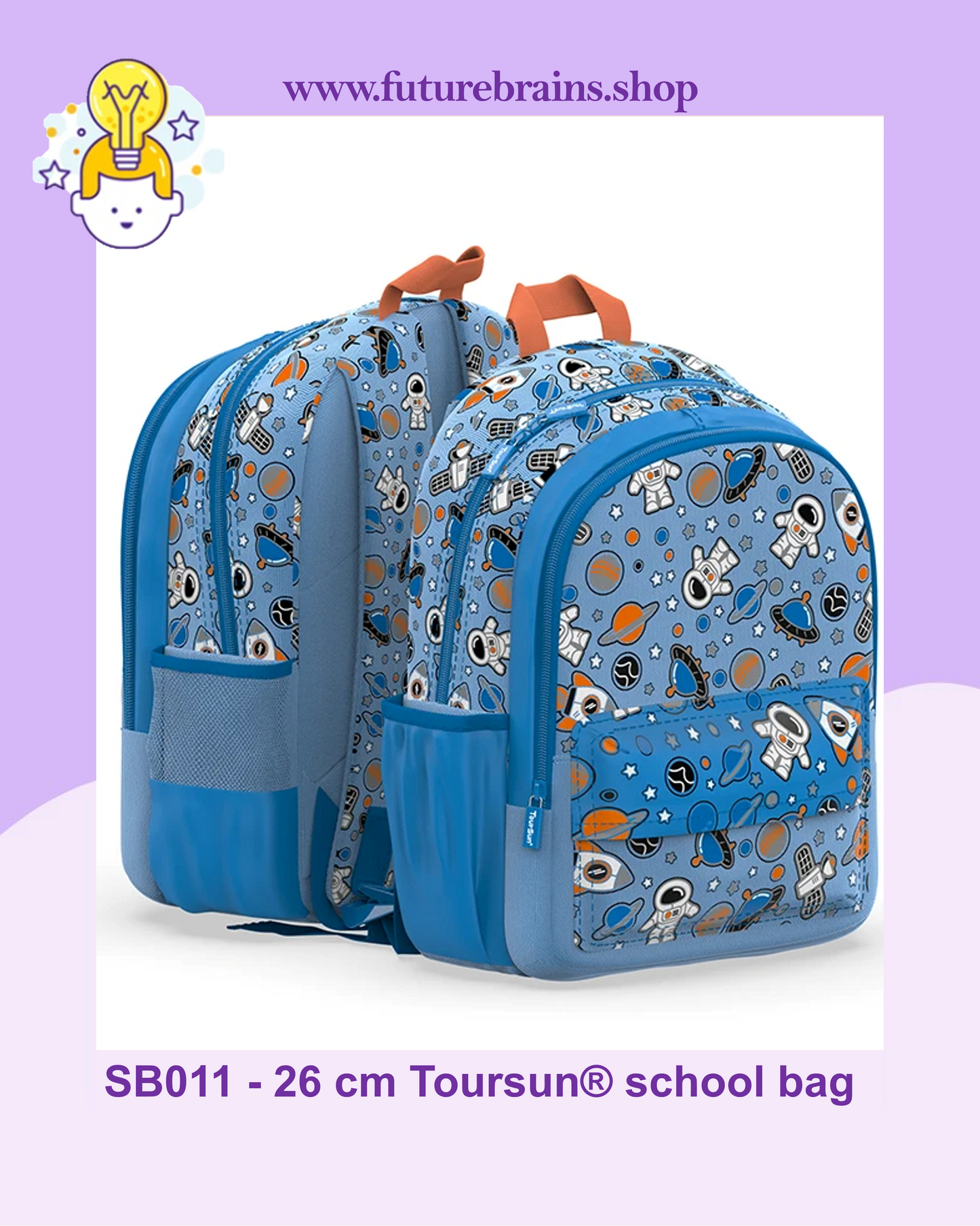 SB011 - 26 cm Toursun® school bag space design