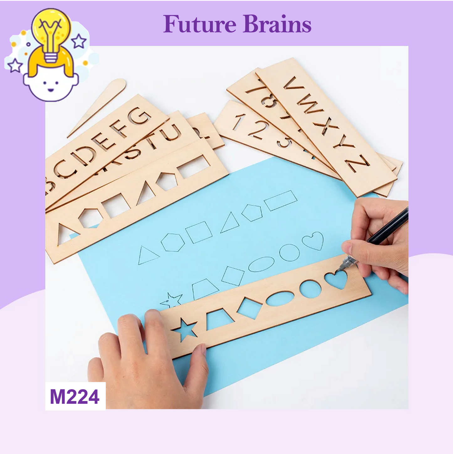 M224 - Montessori stencils set