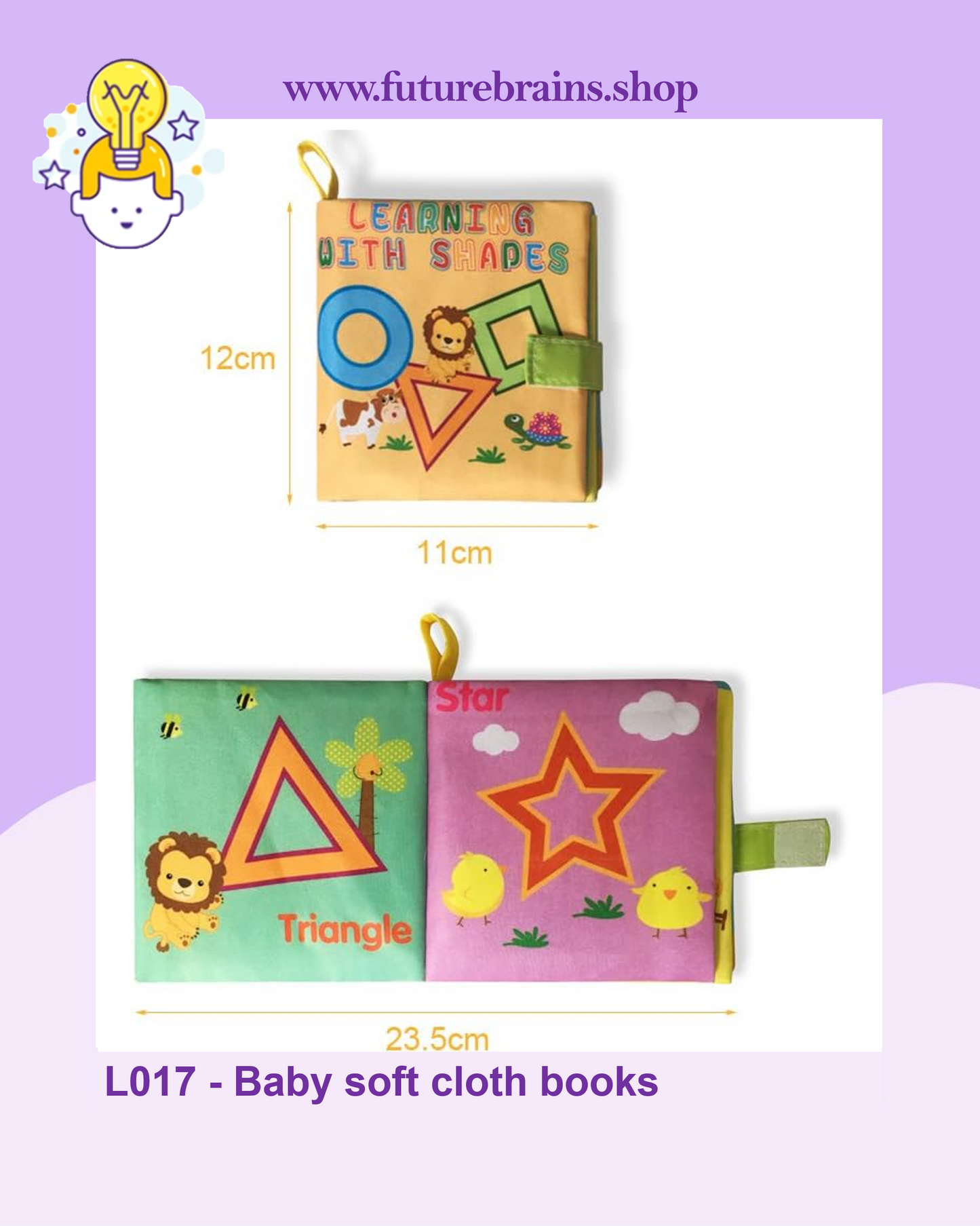 L017 - Baby soft cloth books