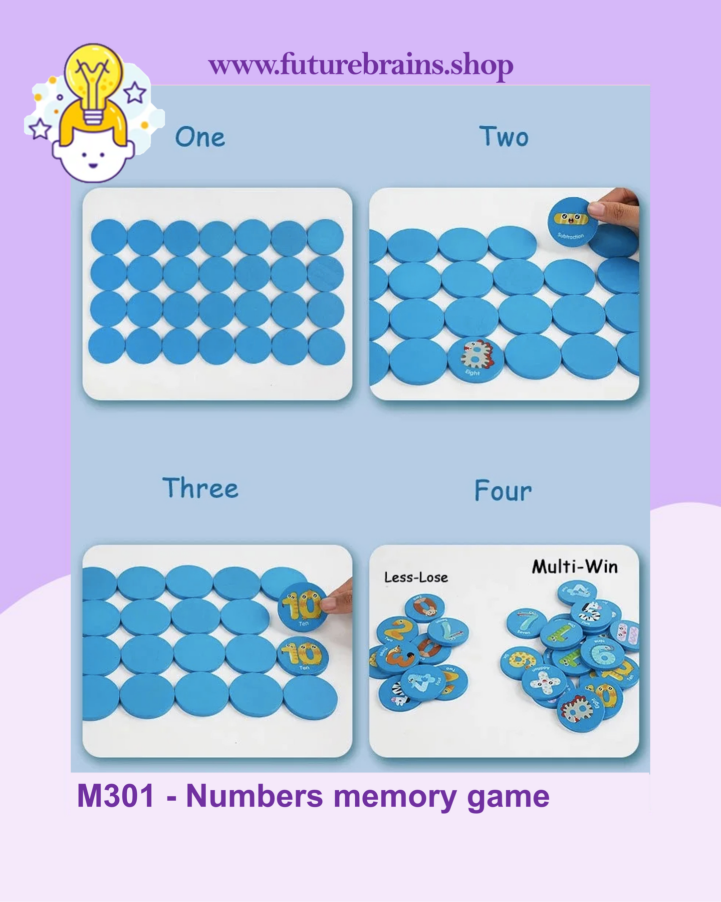 M301 - Numbers memory game