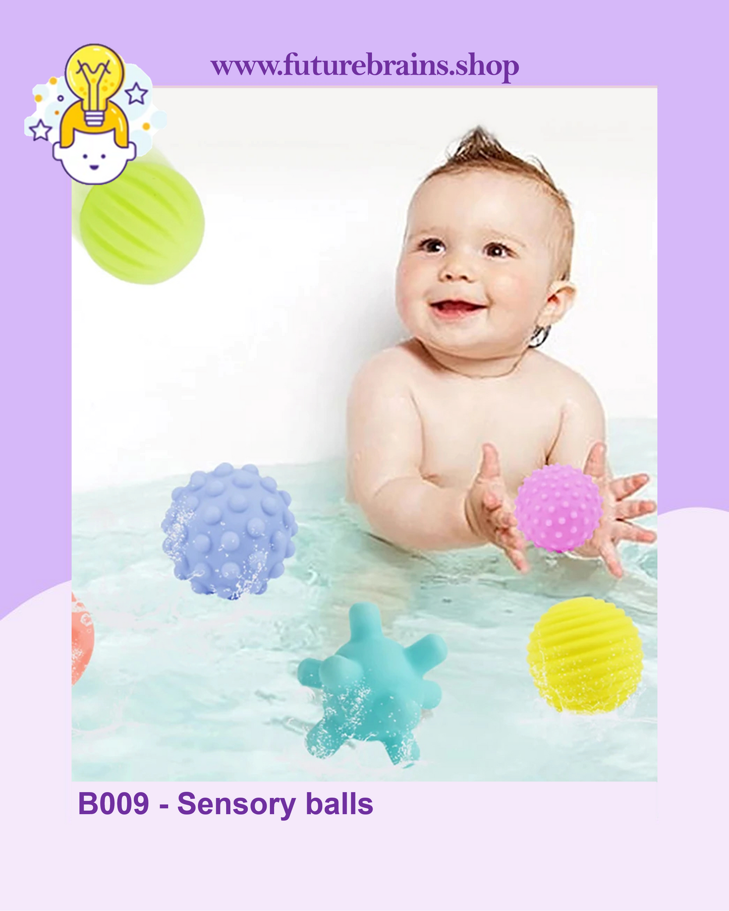 B009 - Sensory balls 6 pcs / set