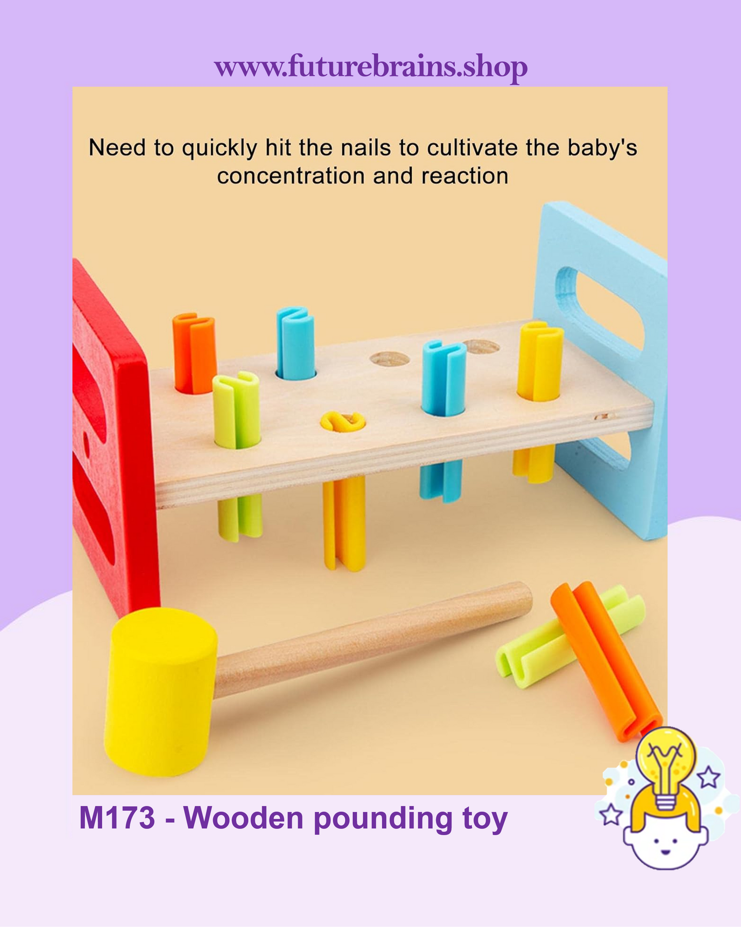 M173 - Wooden pounding toy