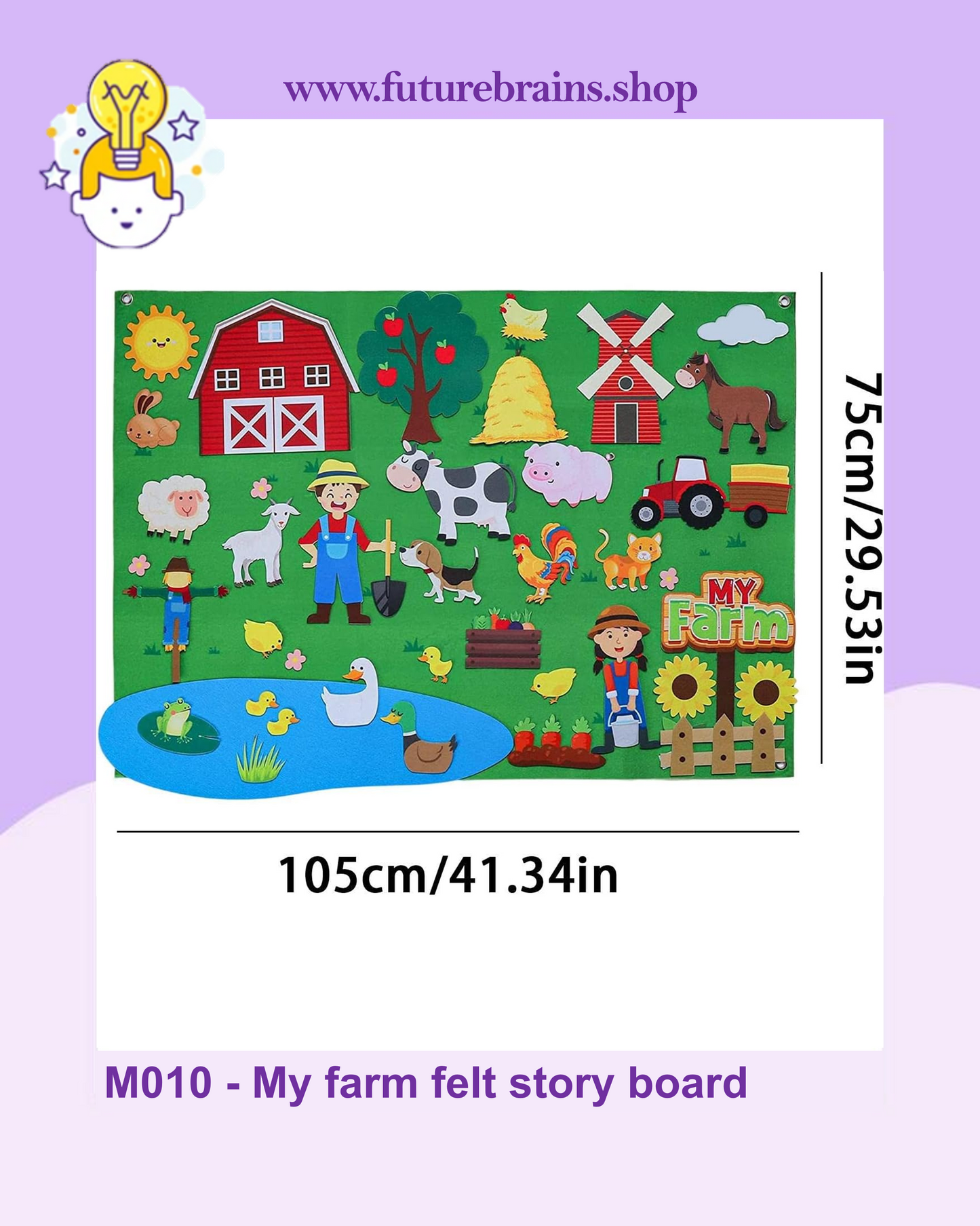 M010 - My farm felt story board