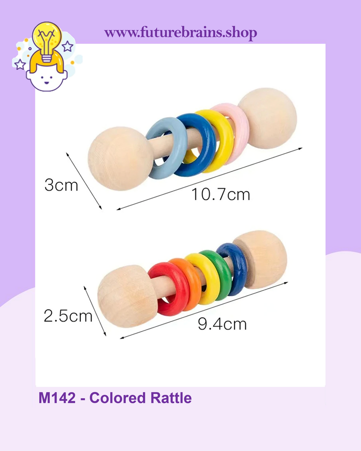 M142 - Colored Rattle