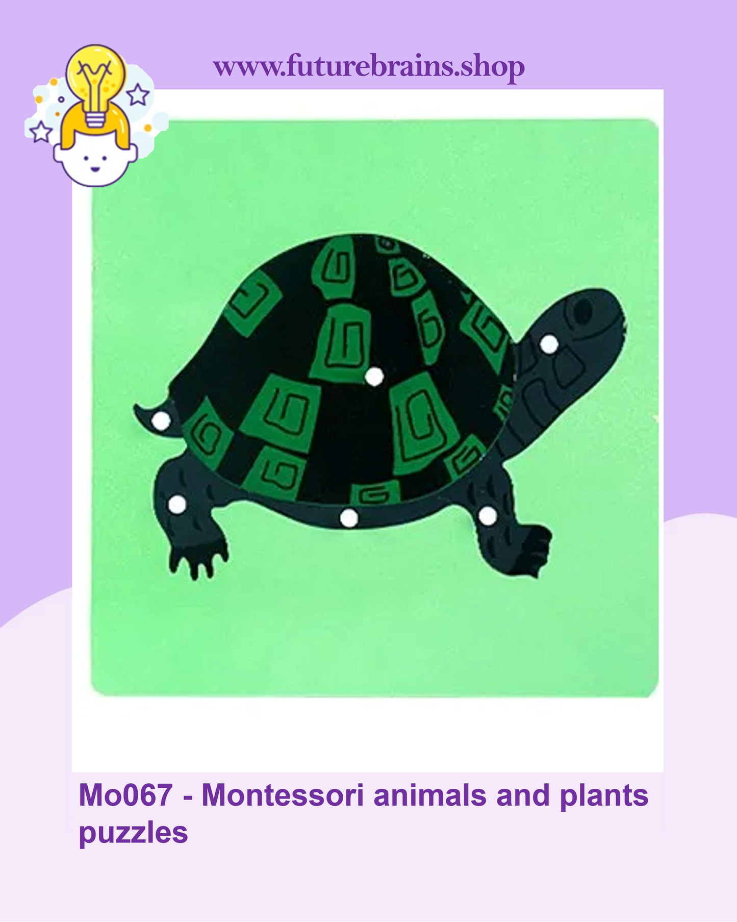 Mo067 - Montessori animals and plants puzzles