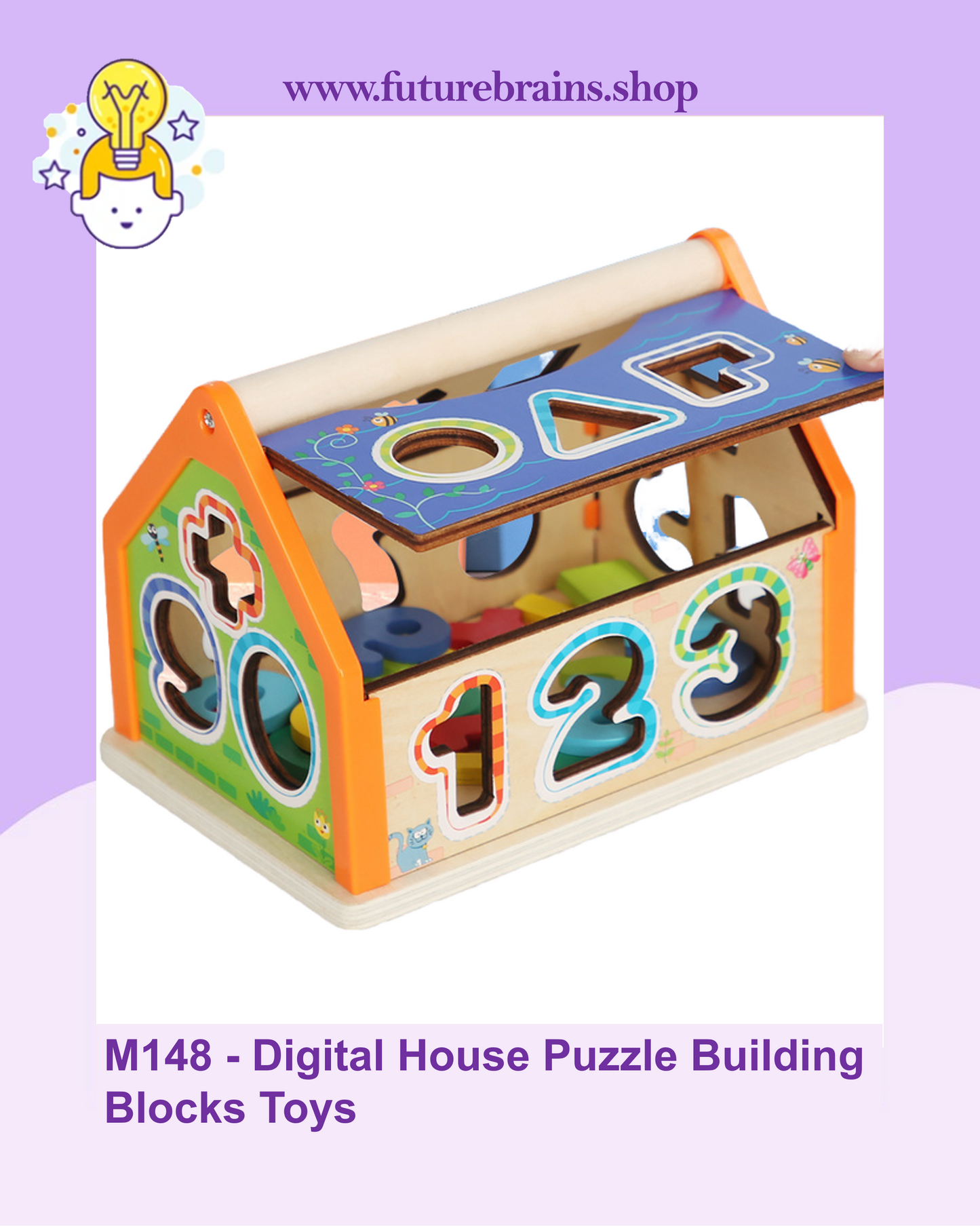 M148 - Digital House Puzzle Building Blocks Toys