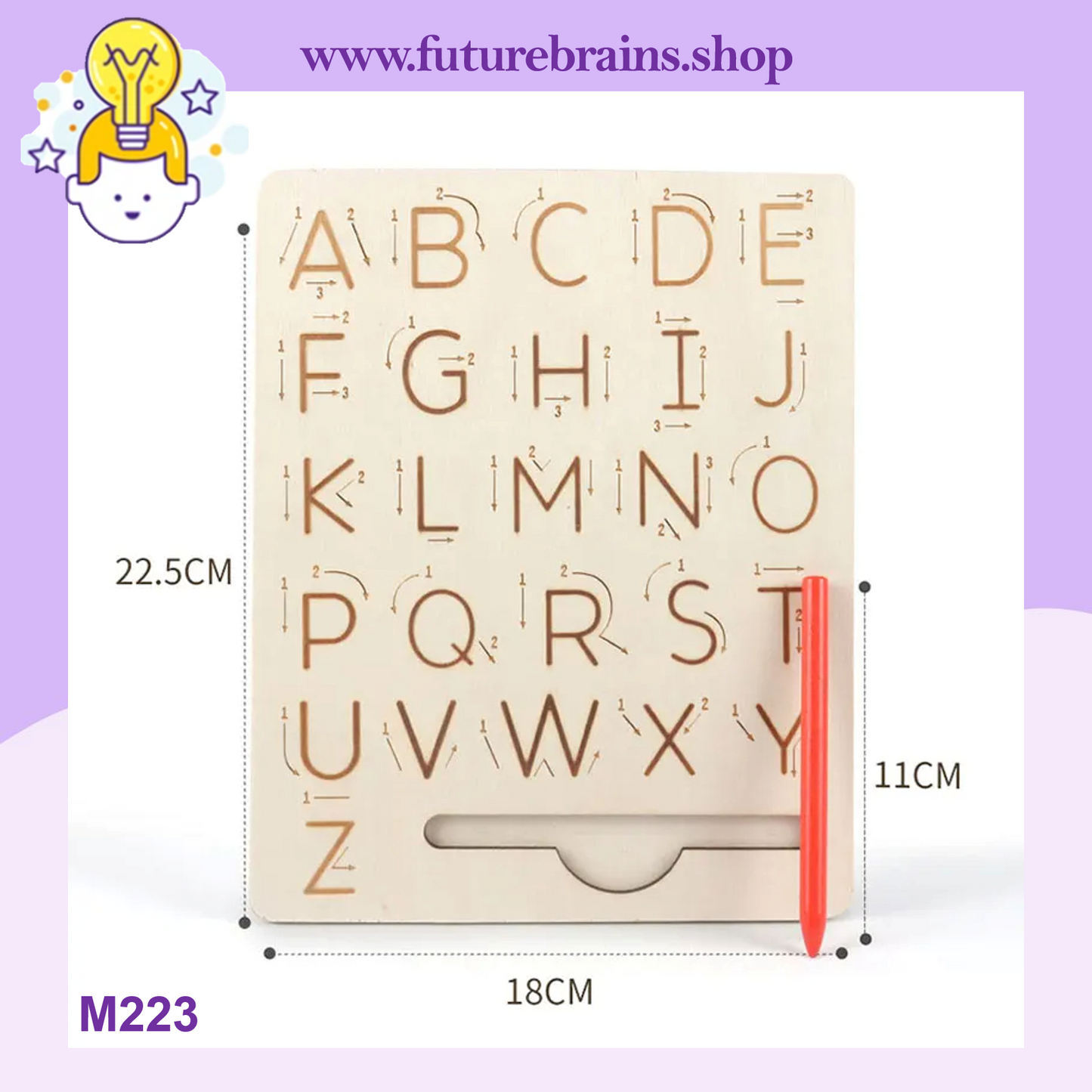 M223 - Letter pencil carrier