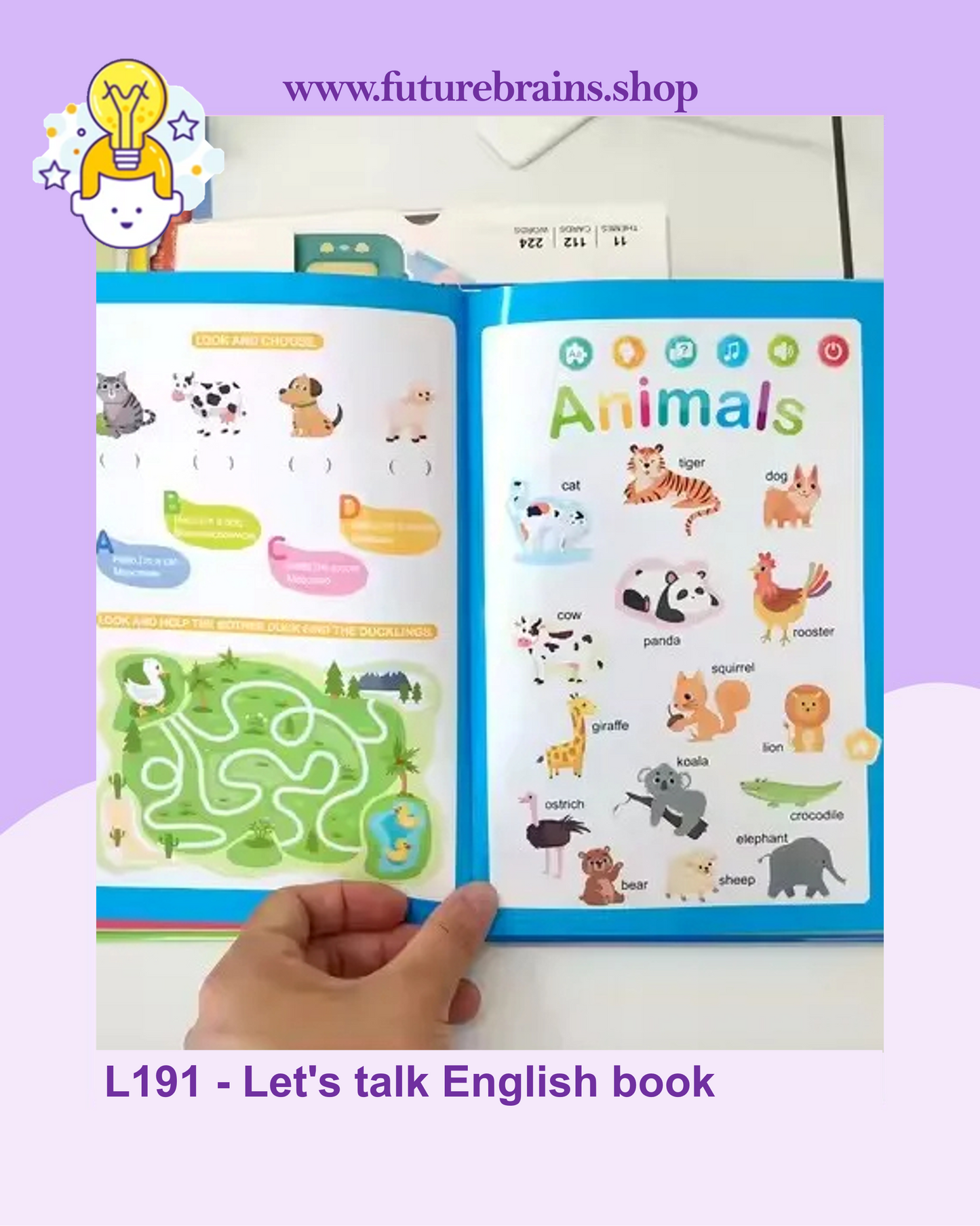 L191 - Let's talk English book (sound book)