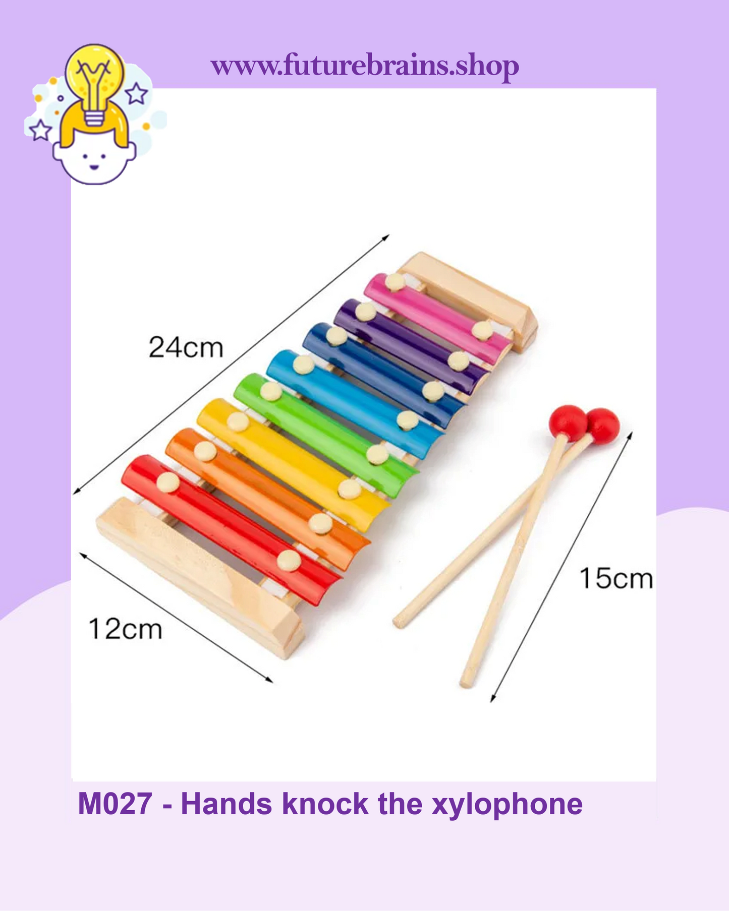 M027 - Hands knock the xylophone