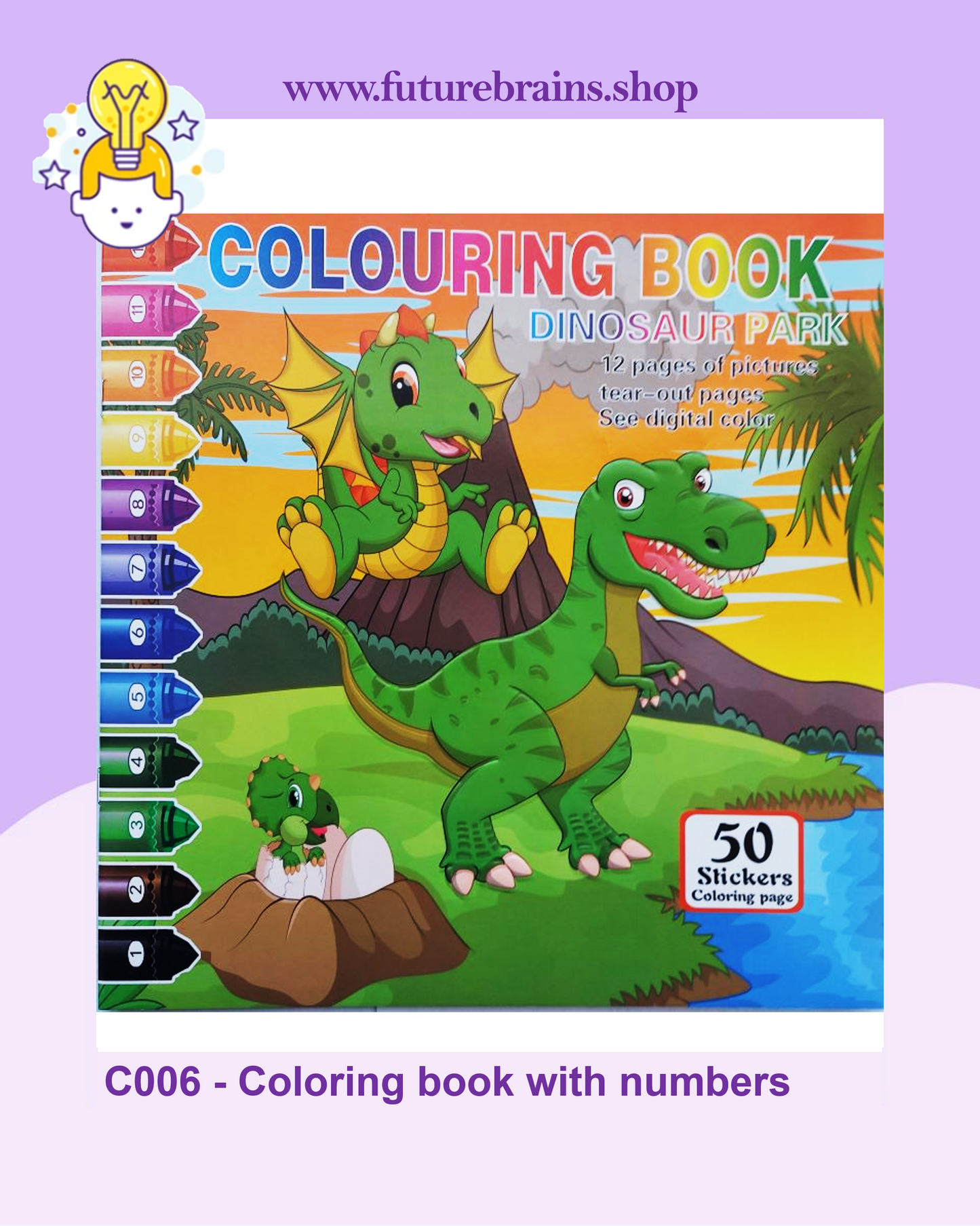 C006 - Coloring book with numbers