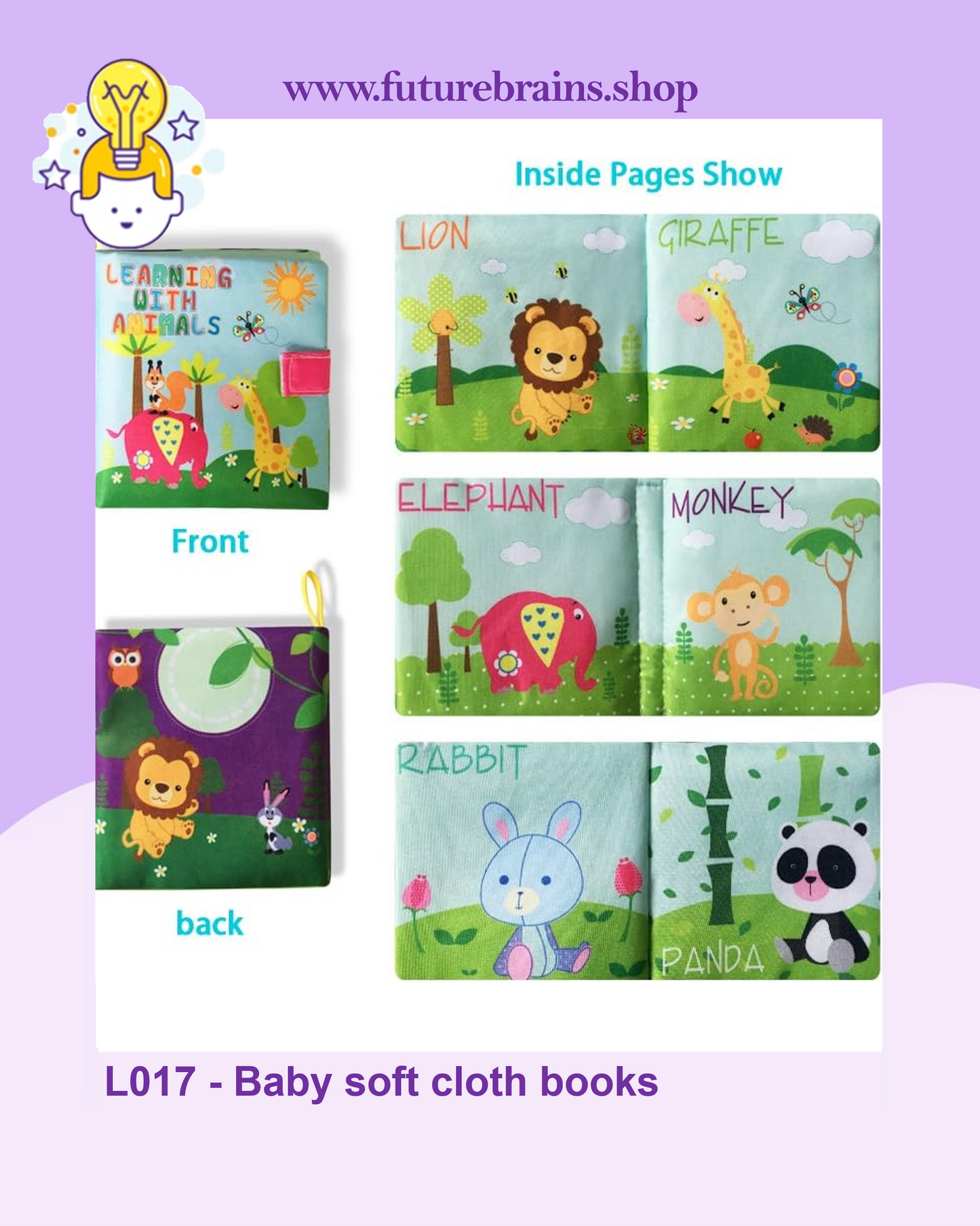 L017 - Baby soft cloth books