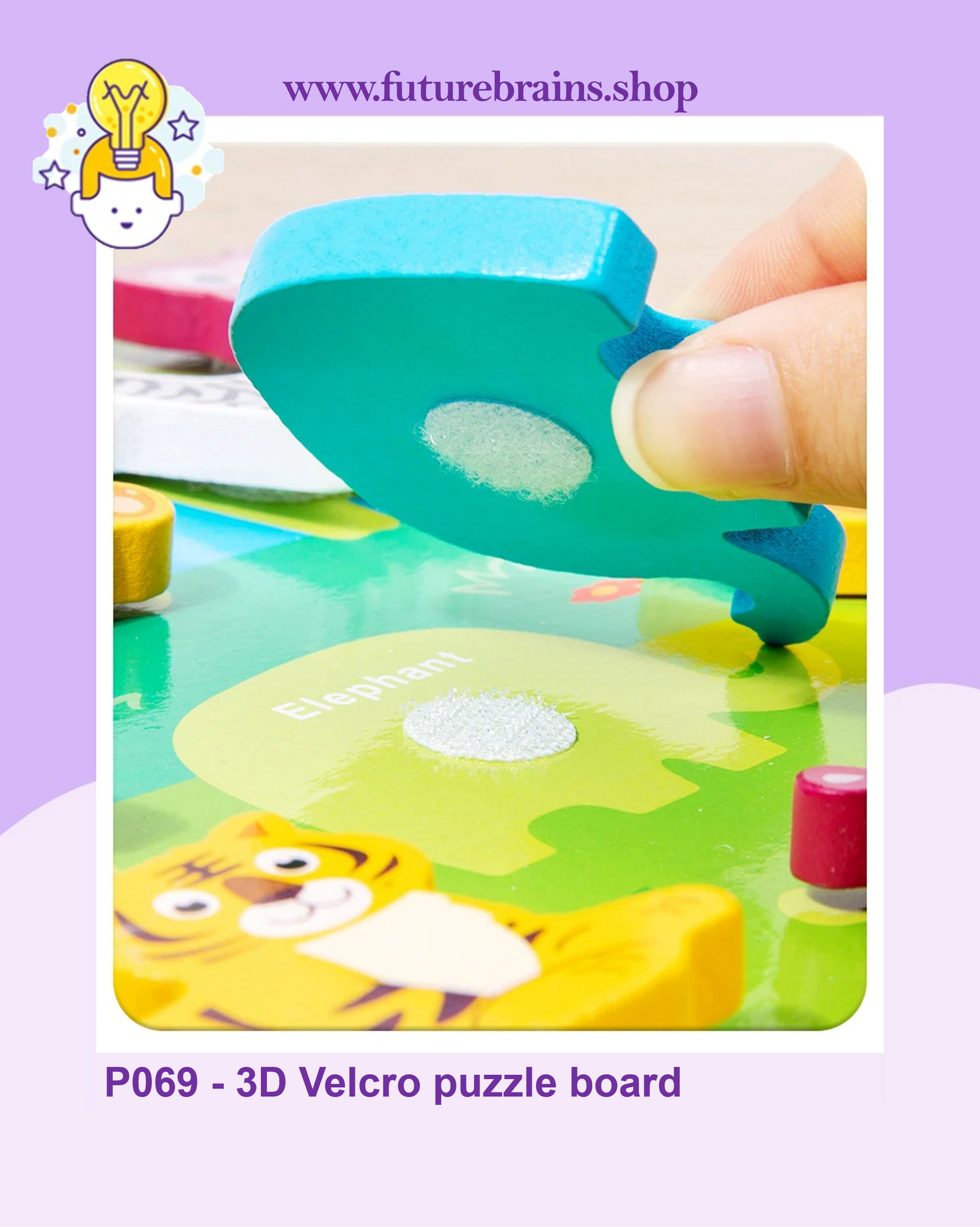 P069 - 3D Velcro puzzle board