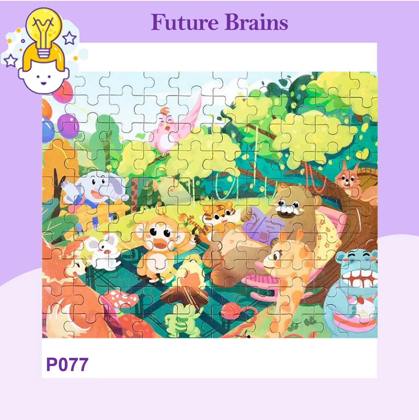 P077 - 100 pcs paper tube puzzle